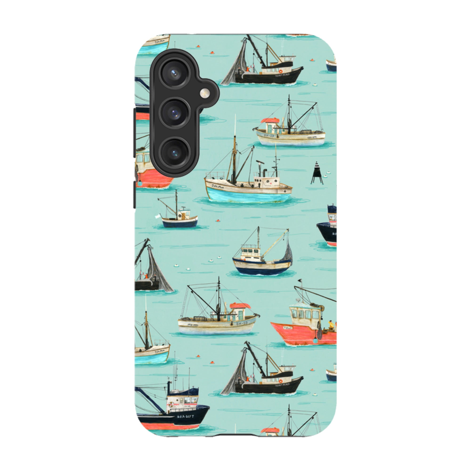 Samsung Tough Case - Fishing Boats By Katherine Quinn