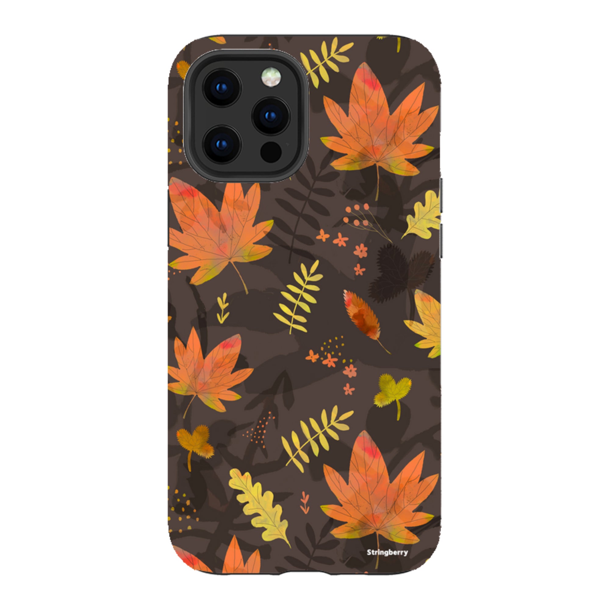 iPhone Tough Case - Autumn Leaves Yellow