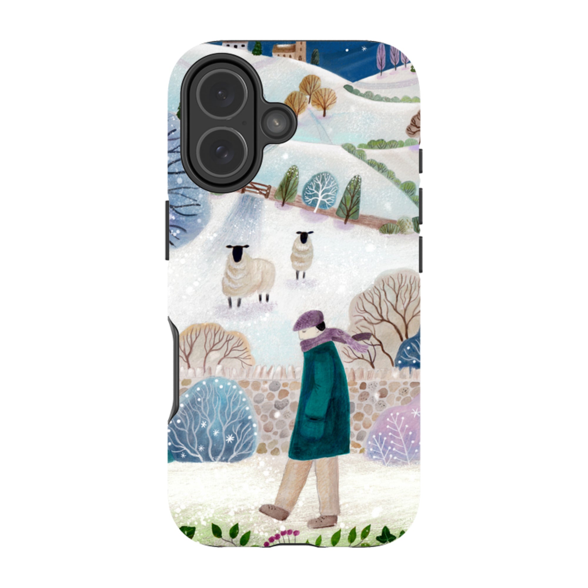 iPhone Tough Case - Across Snowy Fields By Bex Parkin