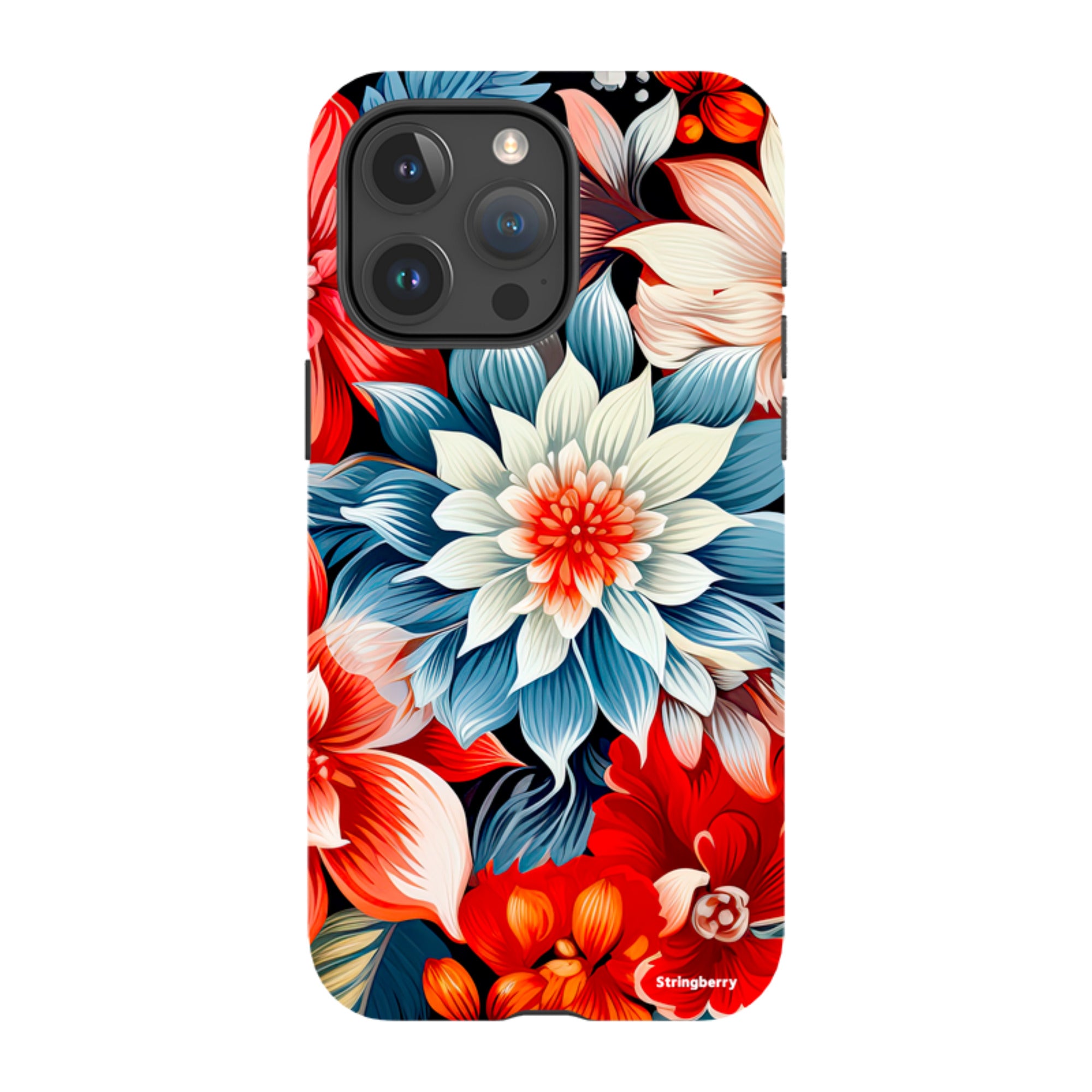 iPhone Tough Case - Red Bells II