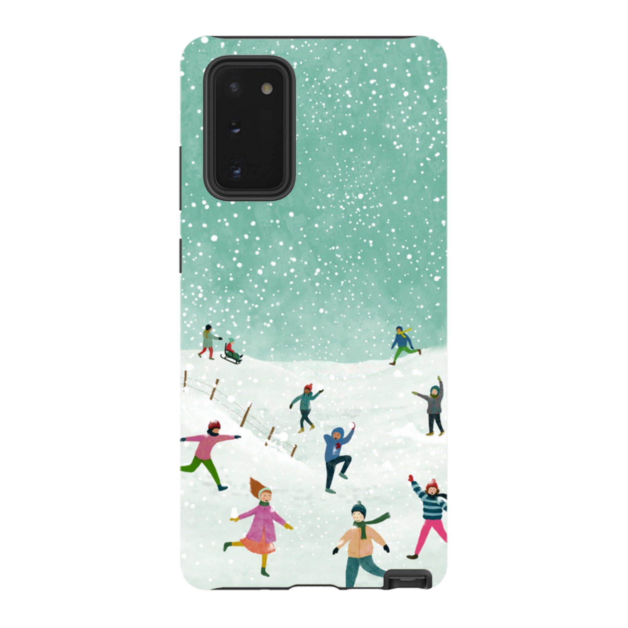 Samsung Tough Case - Snowball Fight By Katherine Quinn