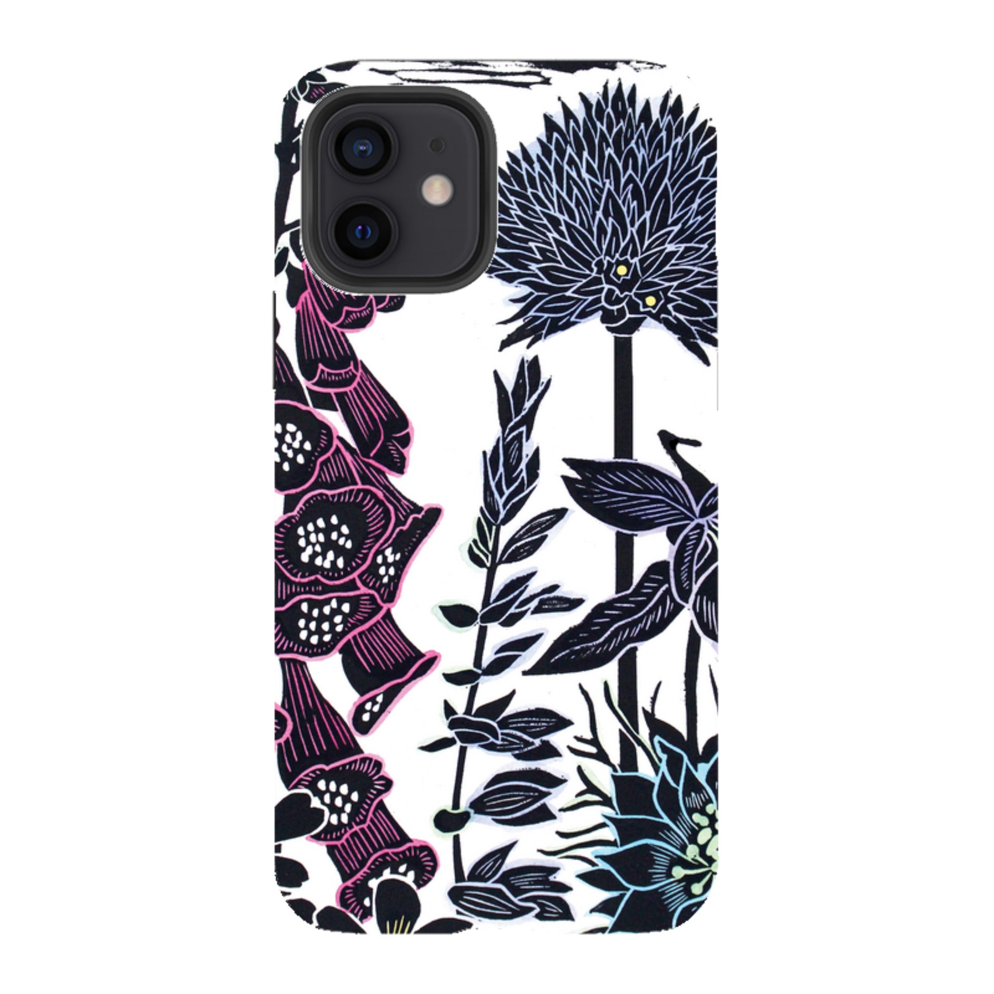 iPhone Tough Case - Foxgloves By Kate Heiss