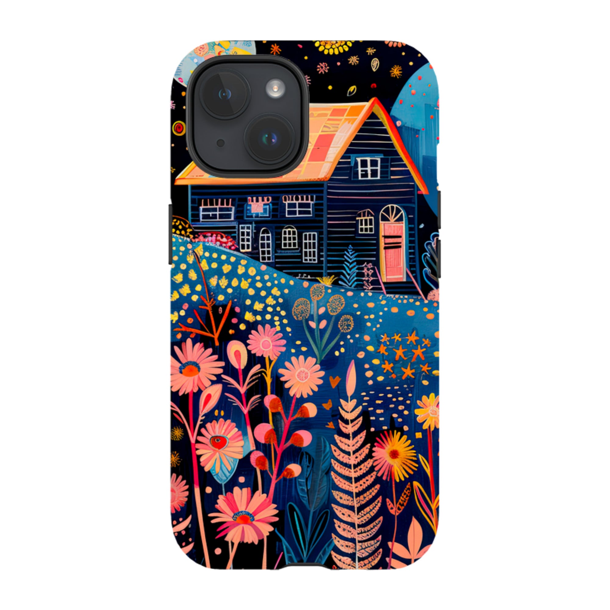 iPhone Case - Folk Art House V