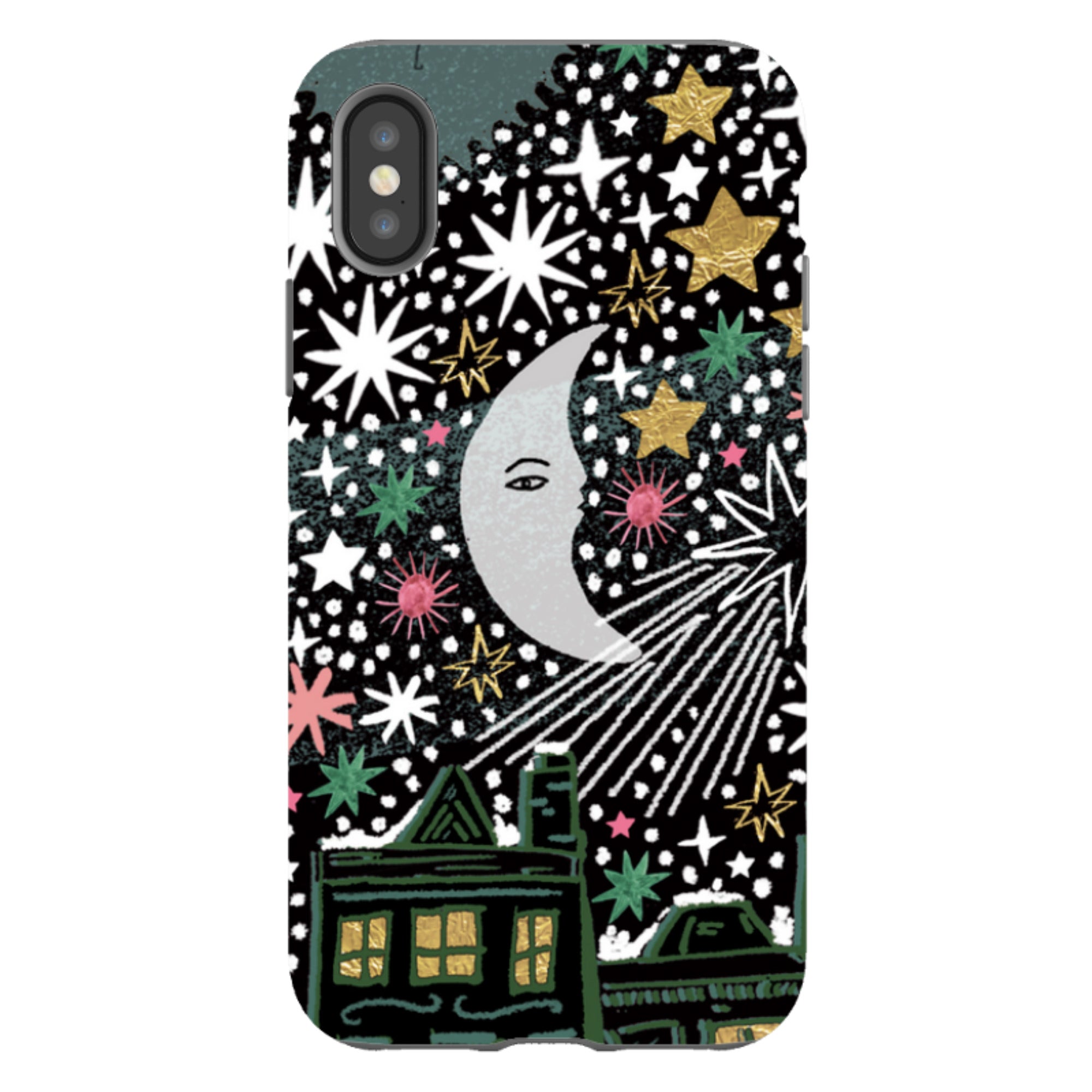 iPhone Tough Case - Night Before Xmas I By Emma Frances Grant