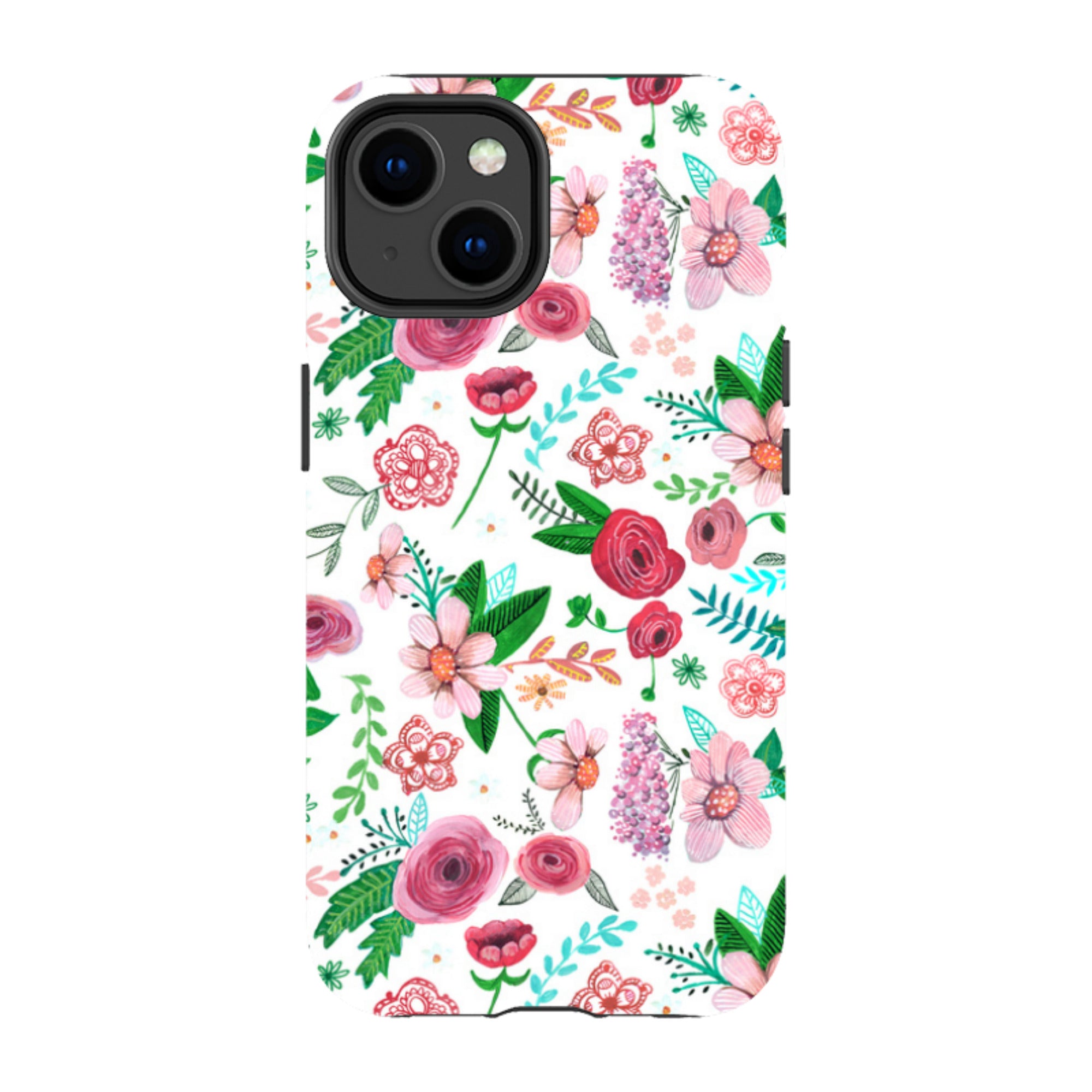 iPhone Tough Case - White Floral By Caroline Bonne Muller