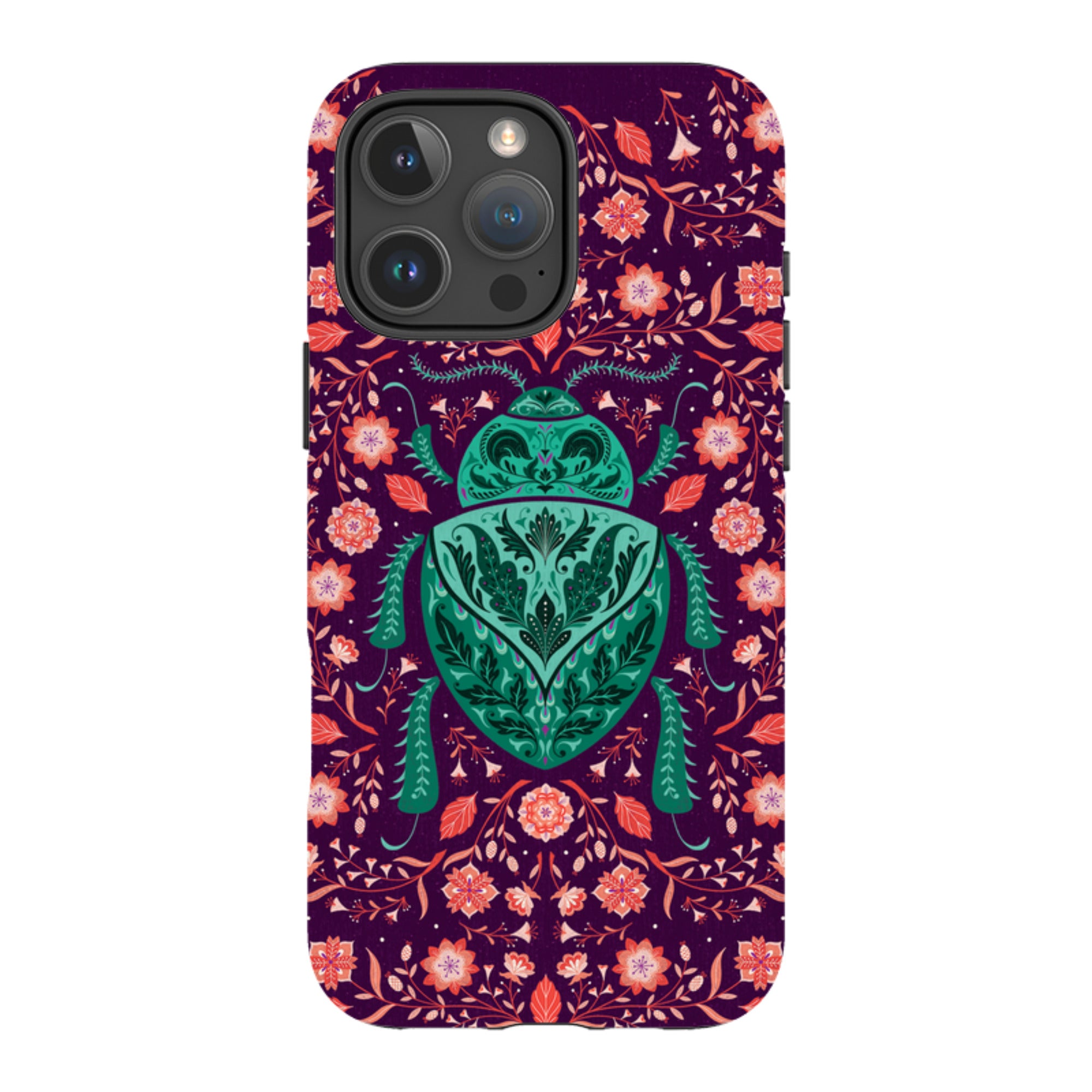 iPhone MagSafe Tough Case -  Beetle By Jenny Zemanek