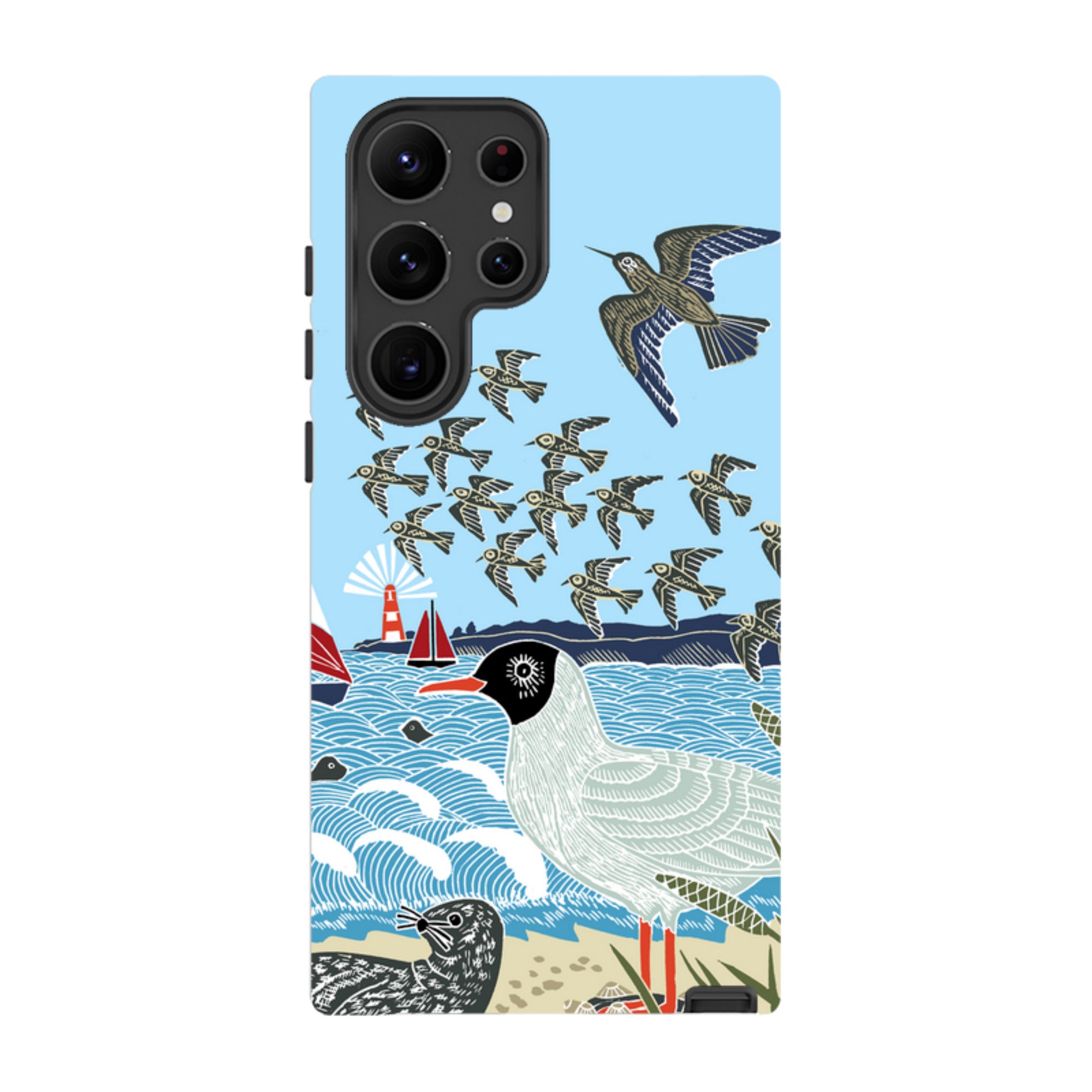 Samsung Tough  Case - Seagulls And Seals By Kate heiss
