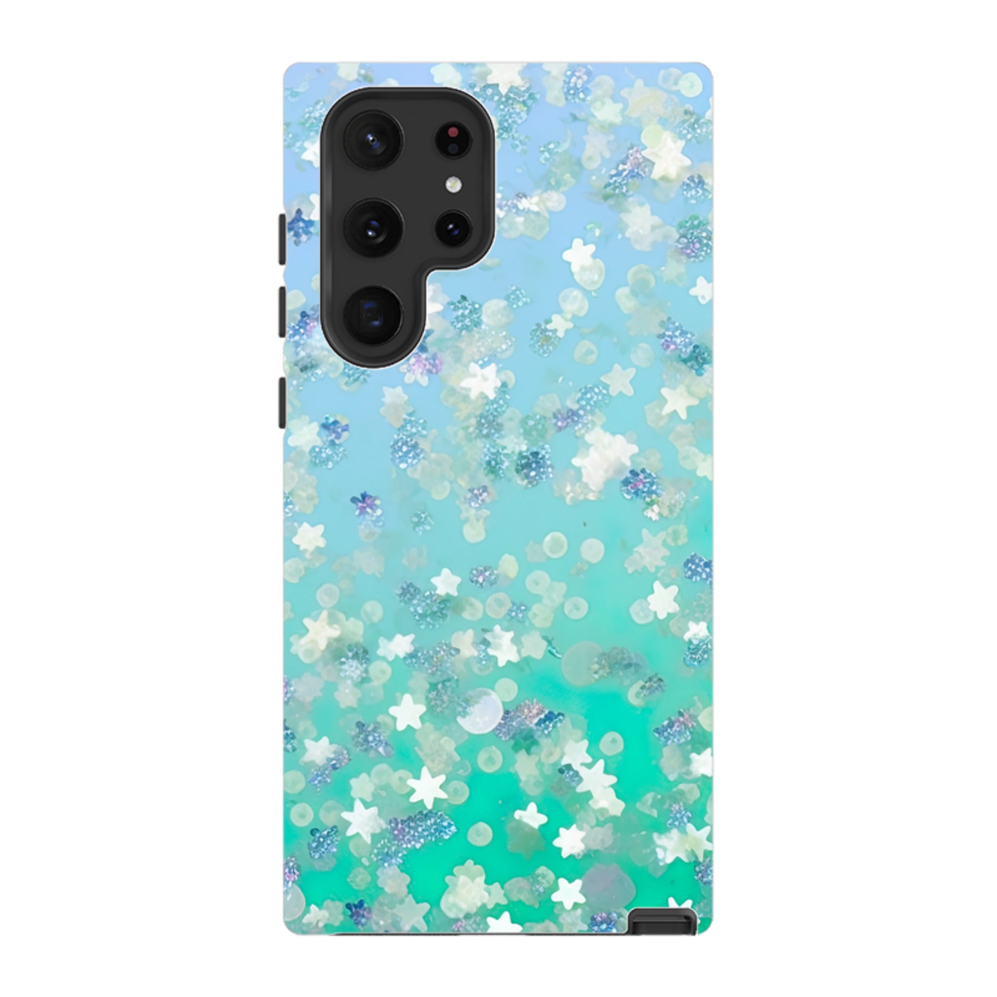 Samsung Tough Case - Green Stars