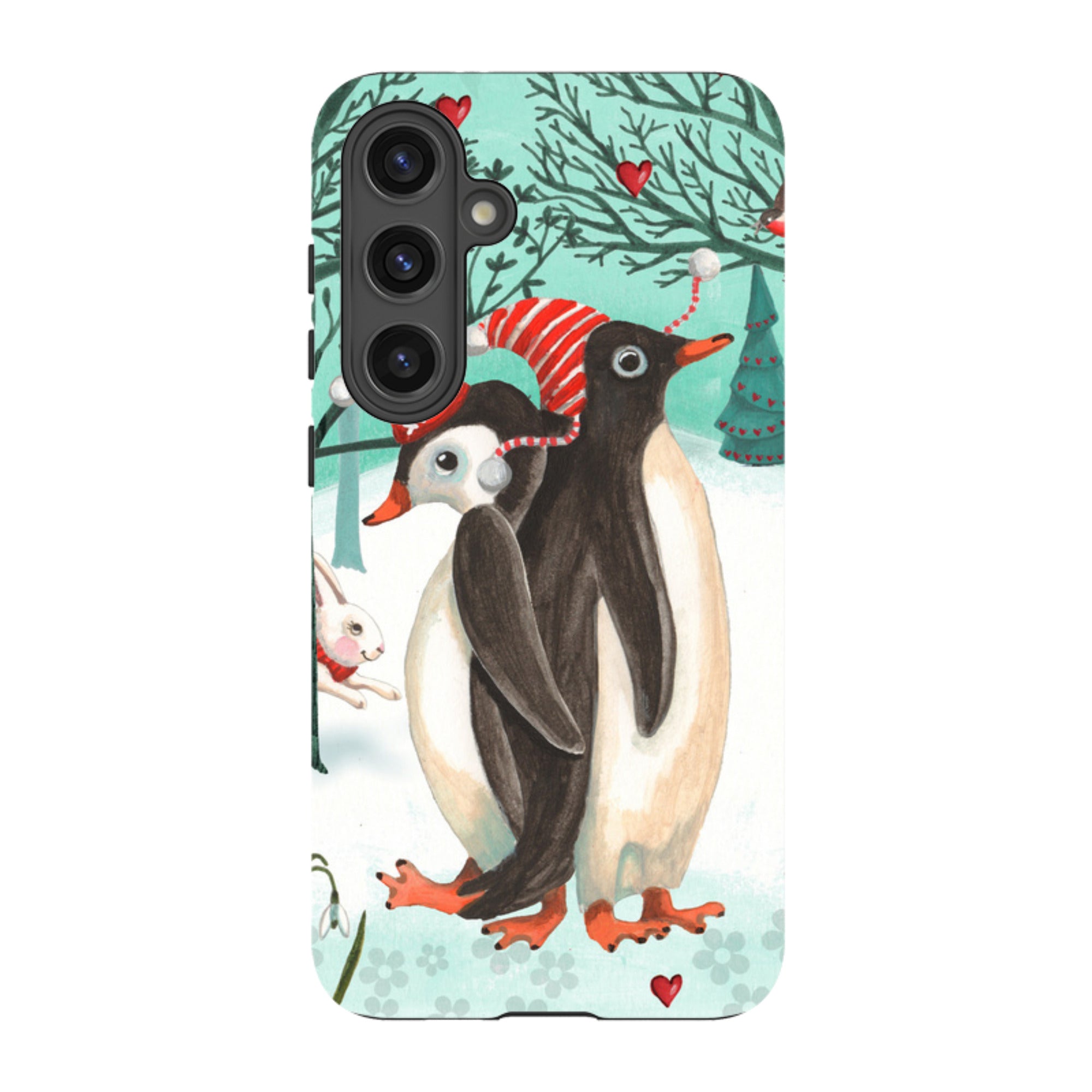 Samsung Tough Case - Winter Together By Caroline Bonne Muller
