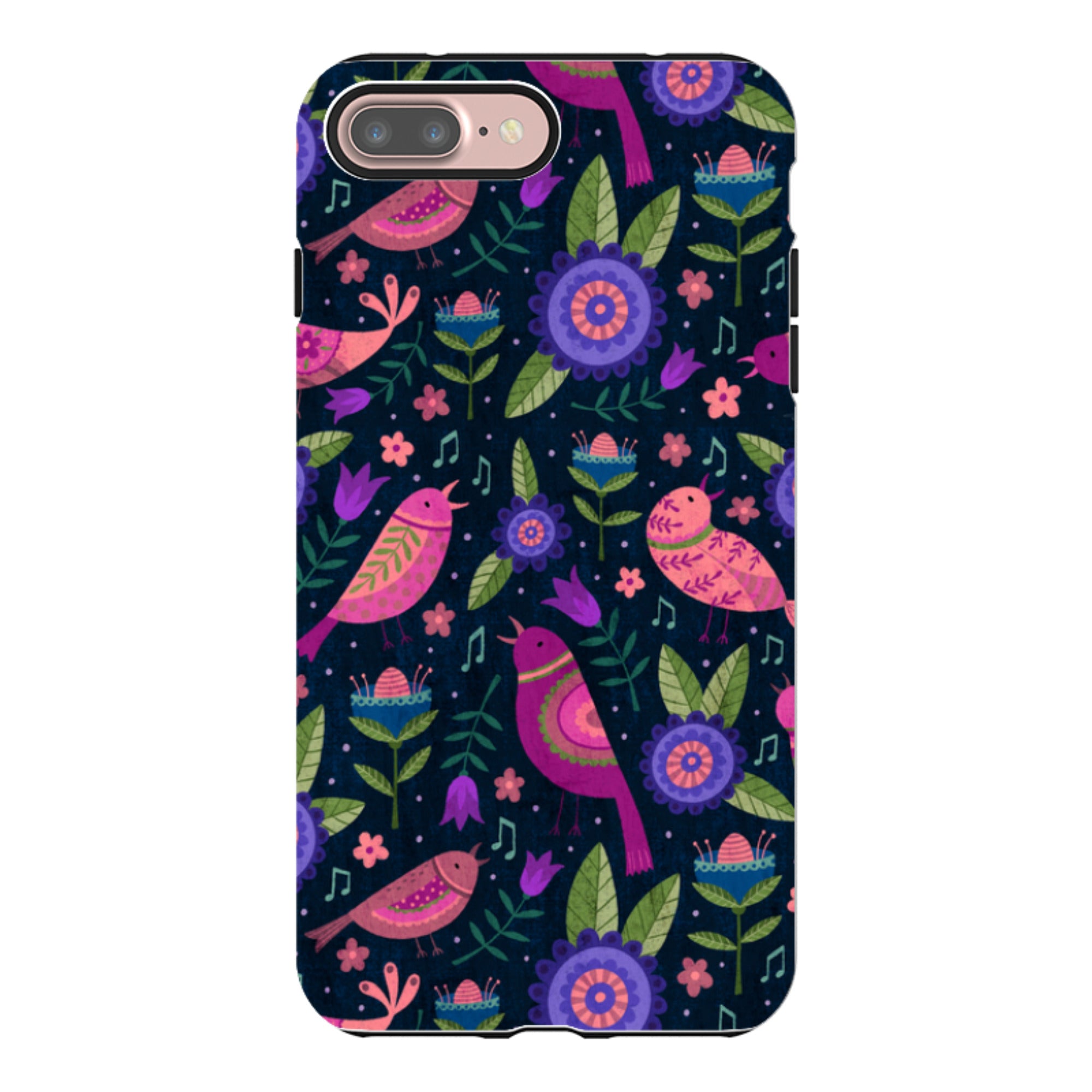 iPhone Tough Case - Bird Pattern VI By Suzy Taylor