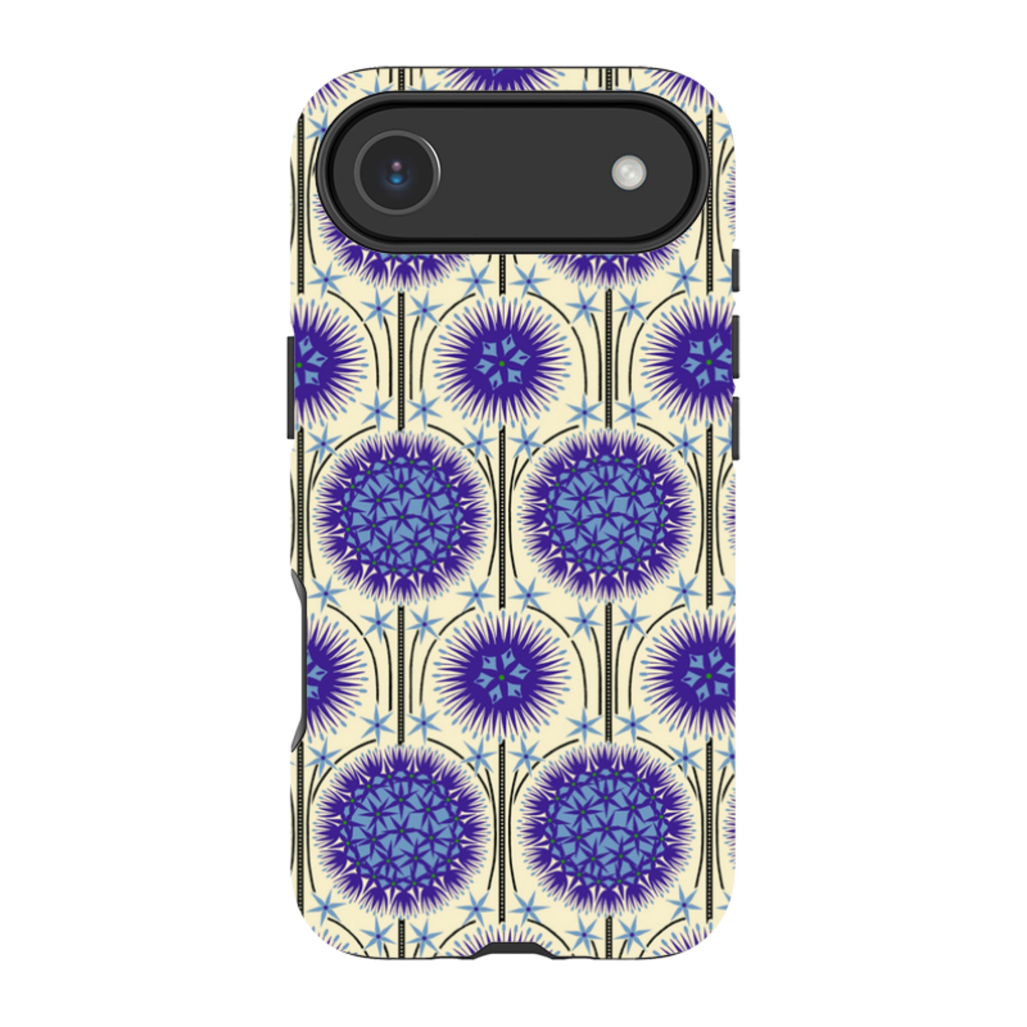 iPhone MagSafe Tough Case - Allium Cream By Cressida Bell