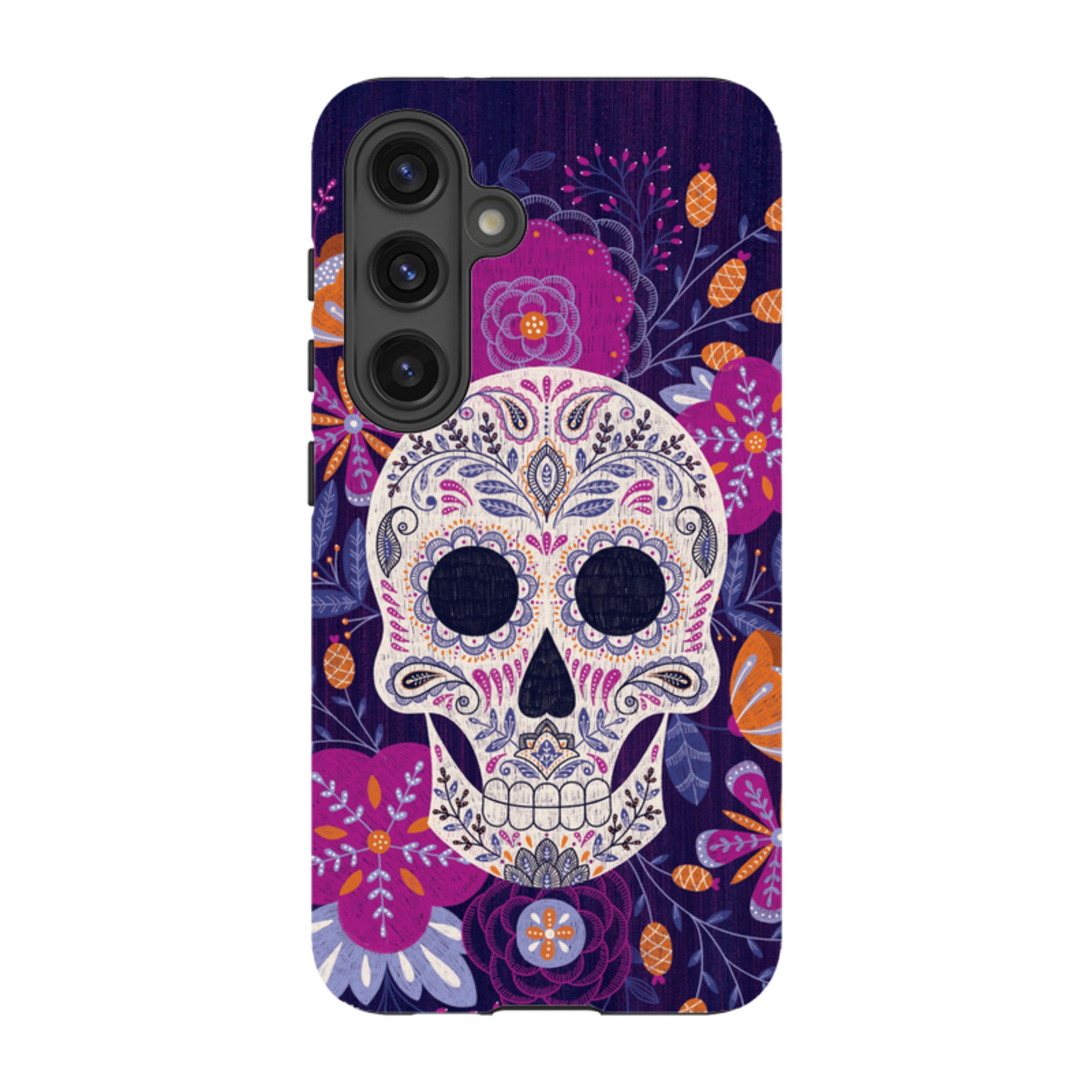 Samsung Tough Case - Sugar Skull By Jenny Zemanek