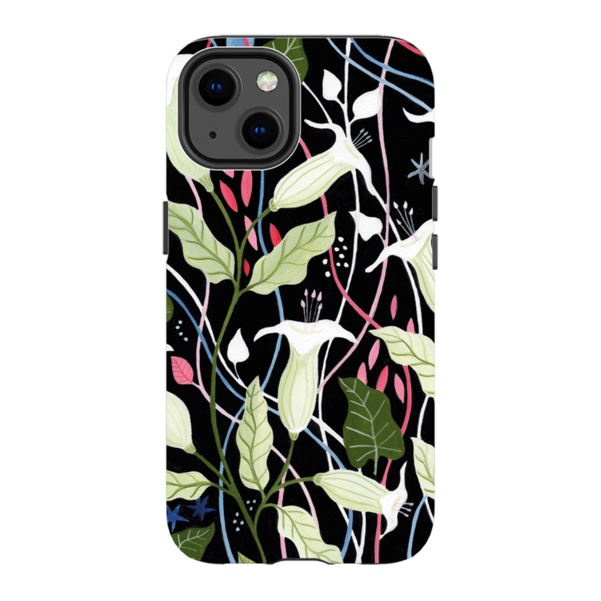 iPhone Tough Case - Trumpet Flowers By Bex Parkin