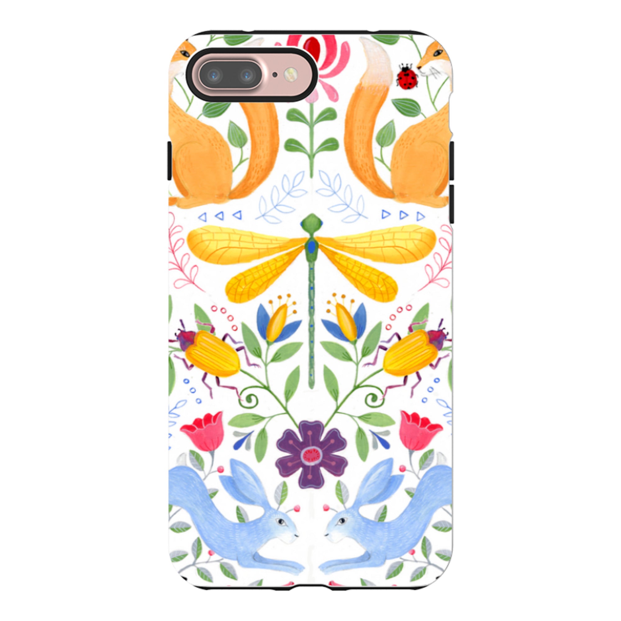 iPhone Tough Case - Folk Garden By Bex Parkin