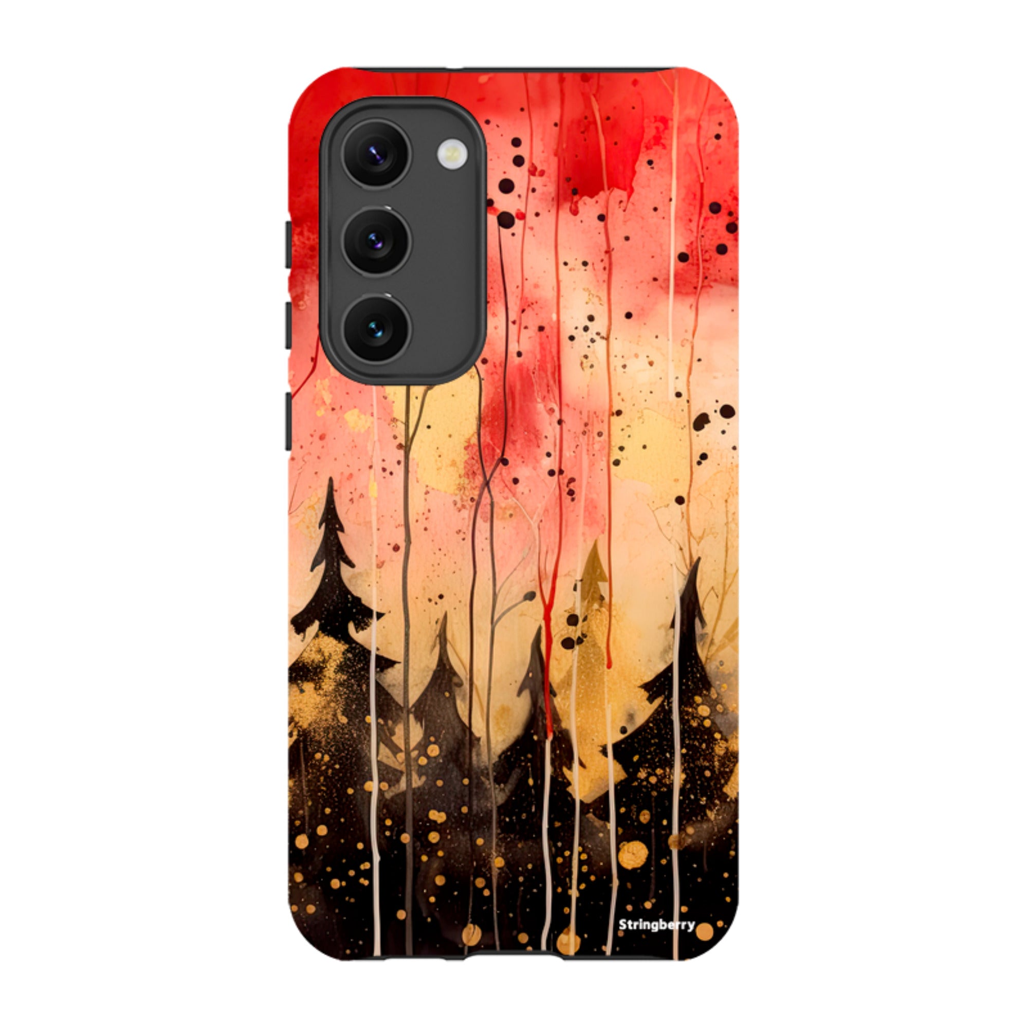 Samsung Tough Case - Watercolour Winter Forest