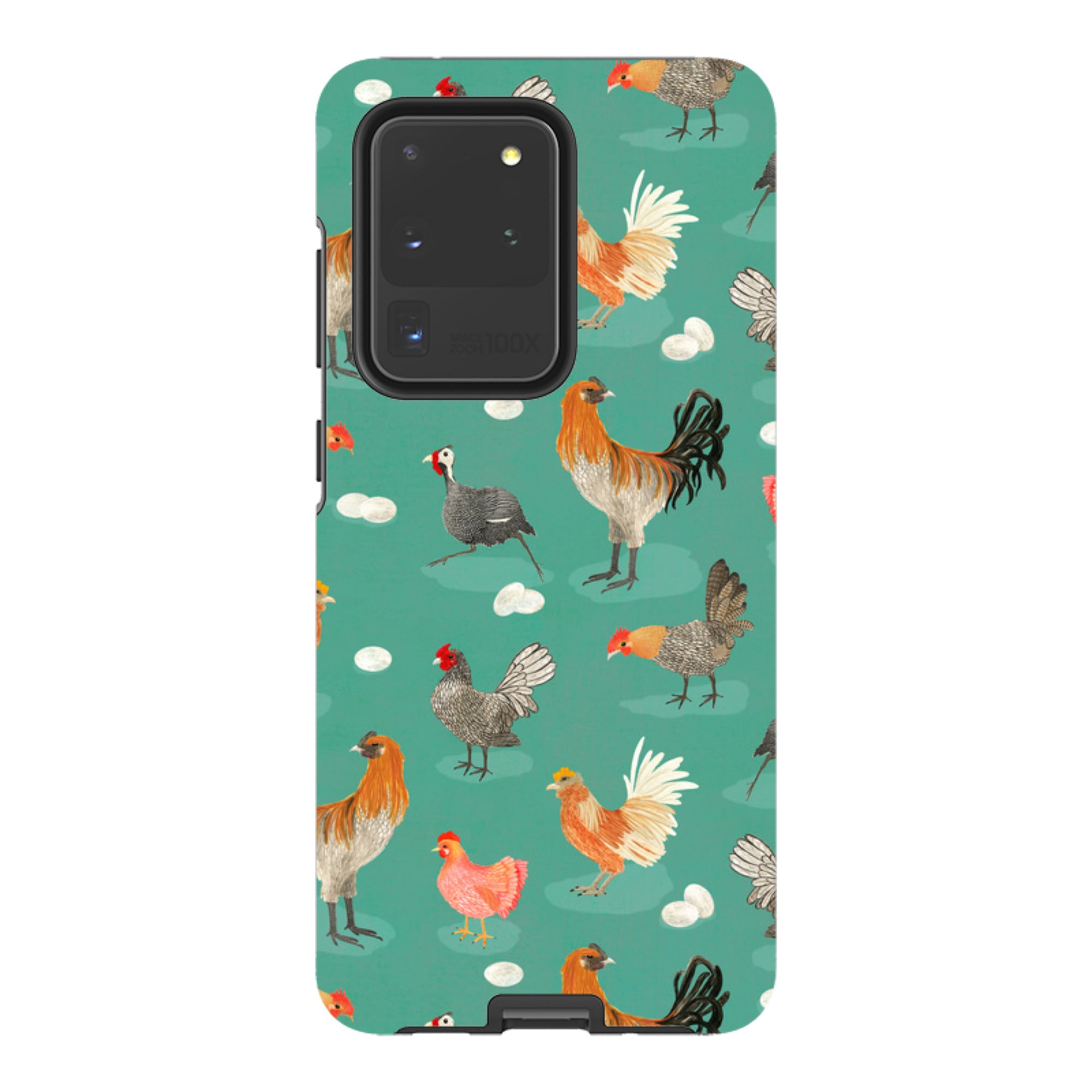 Samsung Tough Case - Chicken Teal By Katherine Quinn