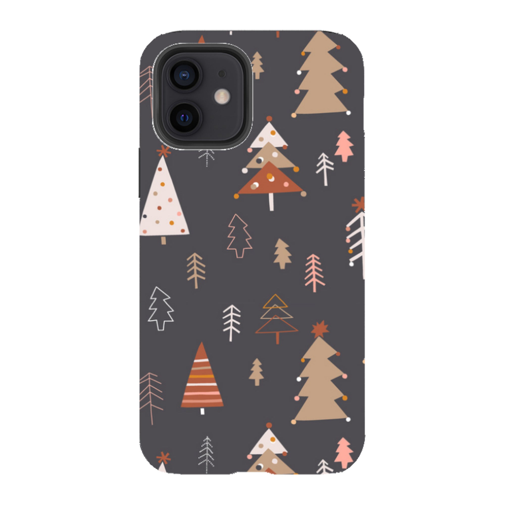iPhone Tough Case - Dark Xmas Trees