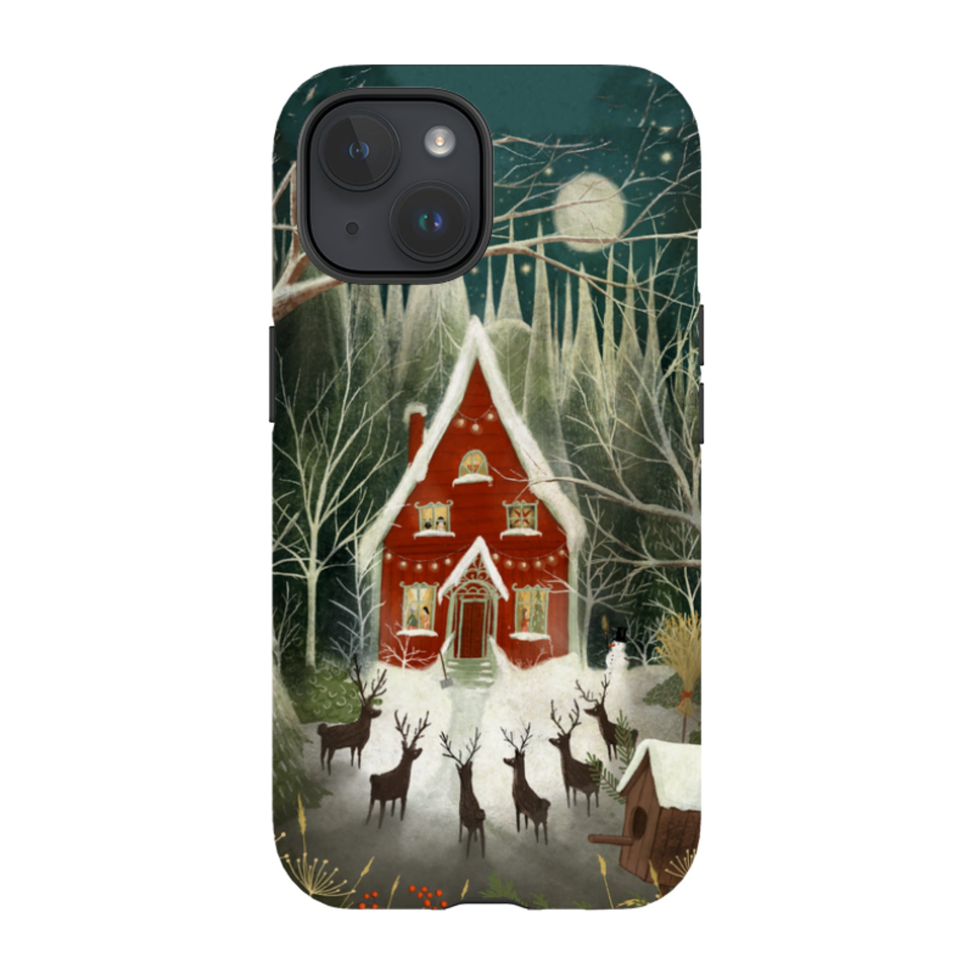 iPhone Tough Case -Christmas Garden Night By Maja Lindberg