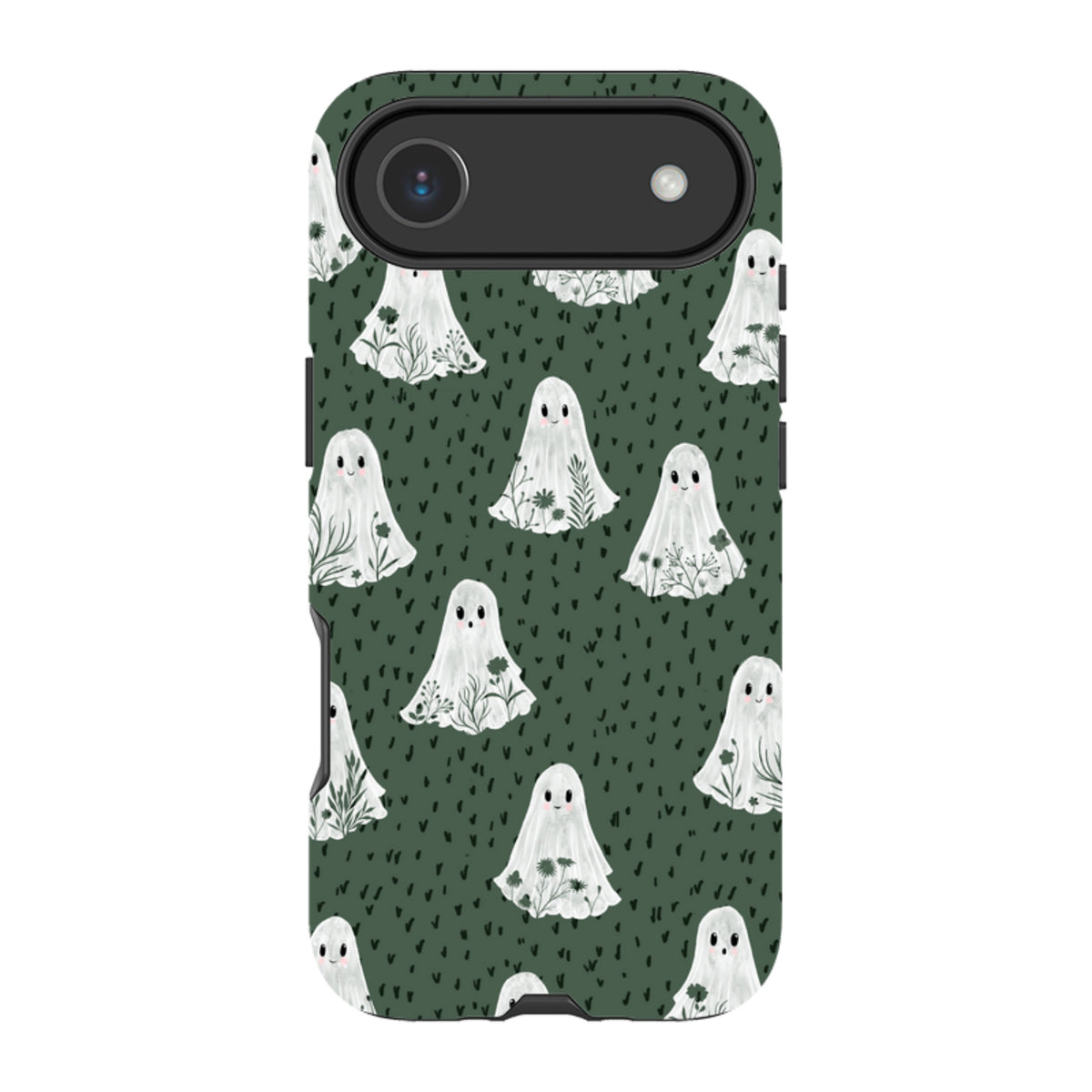 iPhone Tough Case - Floral Ghosts - Pine By Katherine Quinn