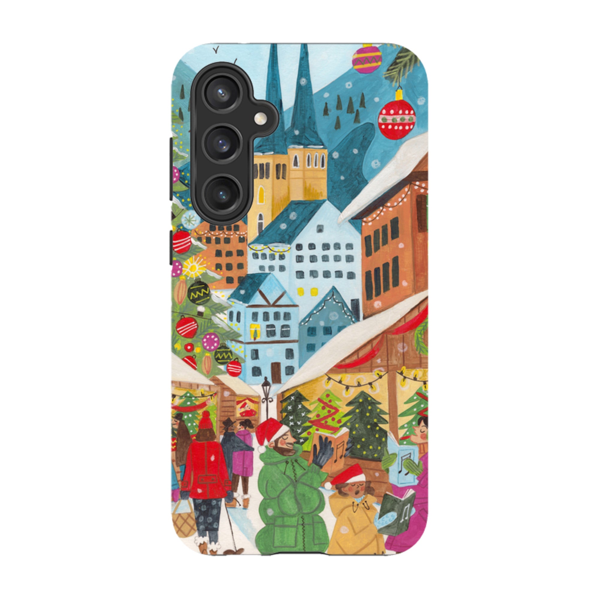 Samsung Tough Case - Christmas Market By Caroline Bonne Muller