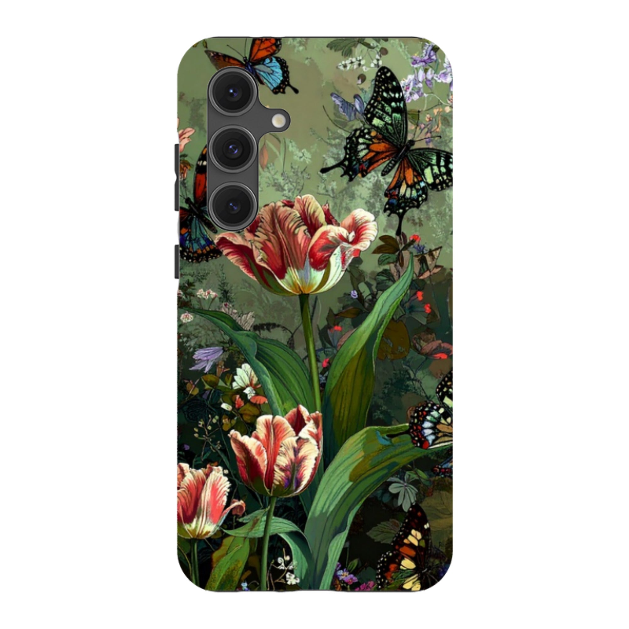 Samsung Tough Case - Green Vyne Butterflies