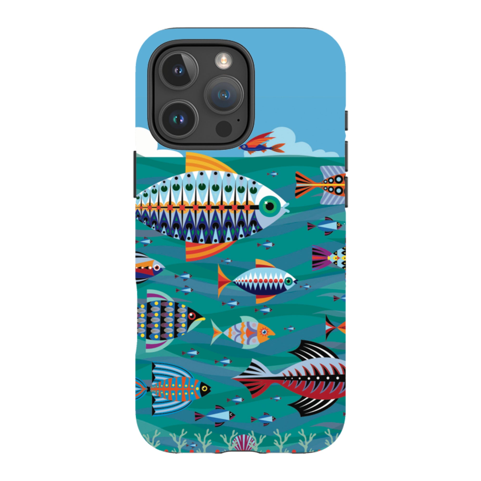 iPhone MagSafe Tough Case -  Fish By Patternista