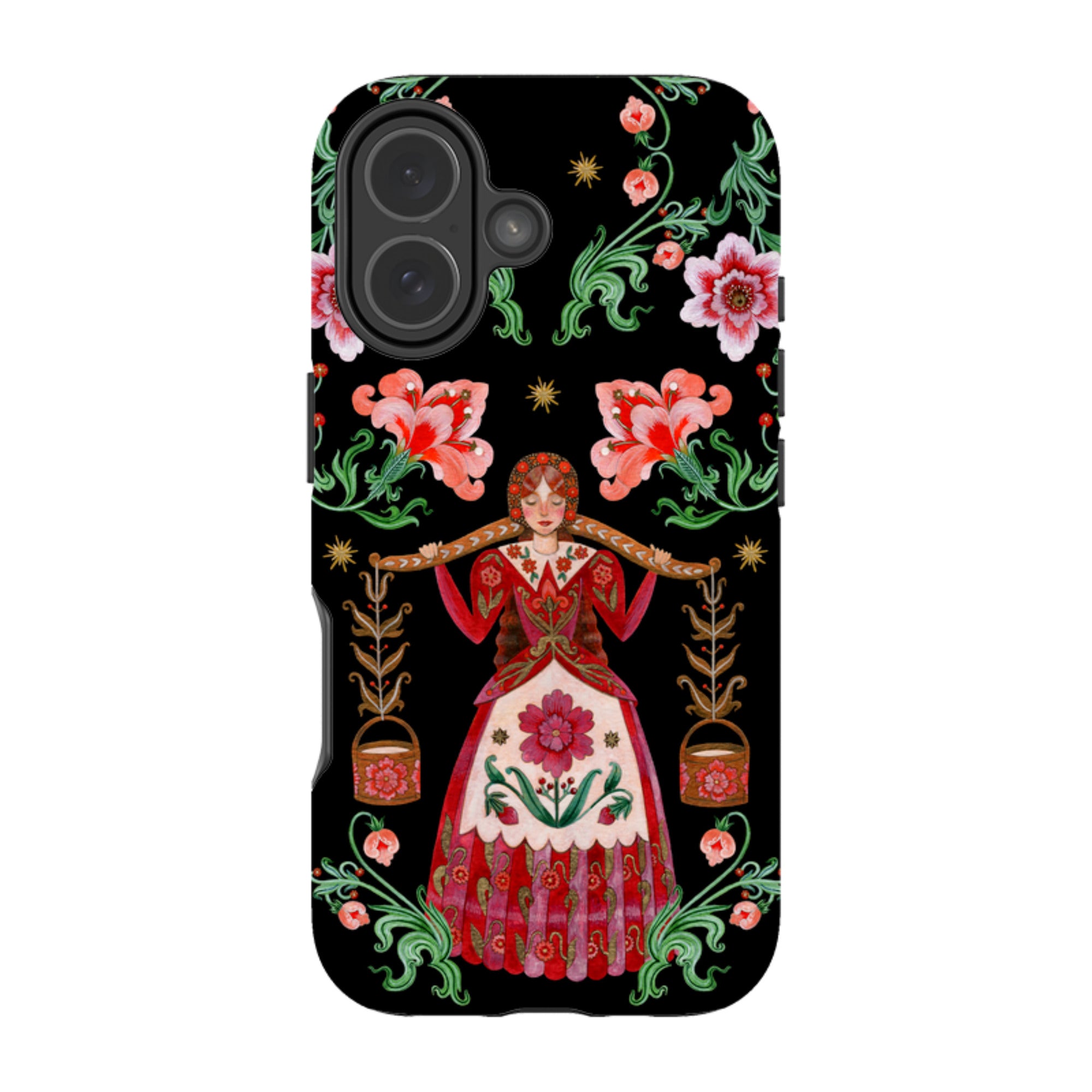 iPhone MagSafe Tough Case - Eight Maids A Milking By Maria Matos