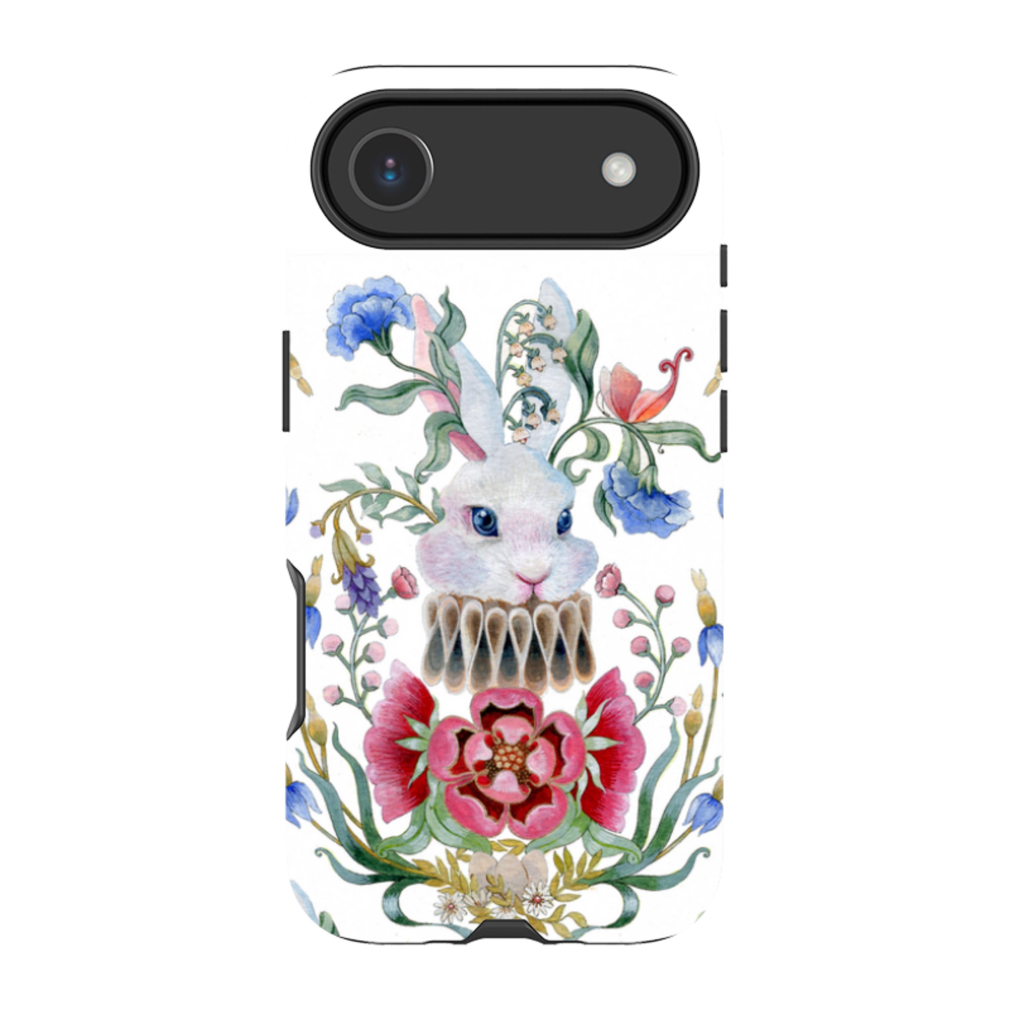 iPhone Tough Case - White Rabbit By Maria Matos