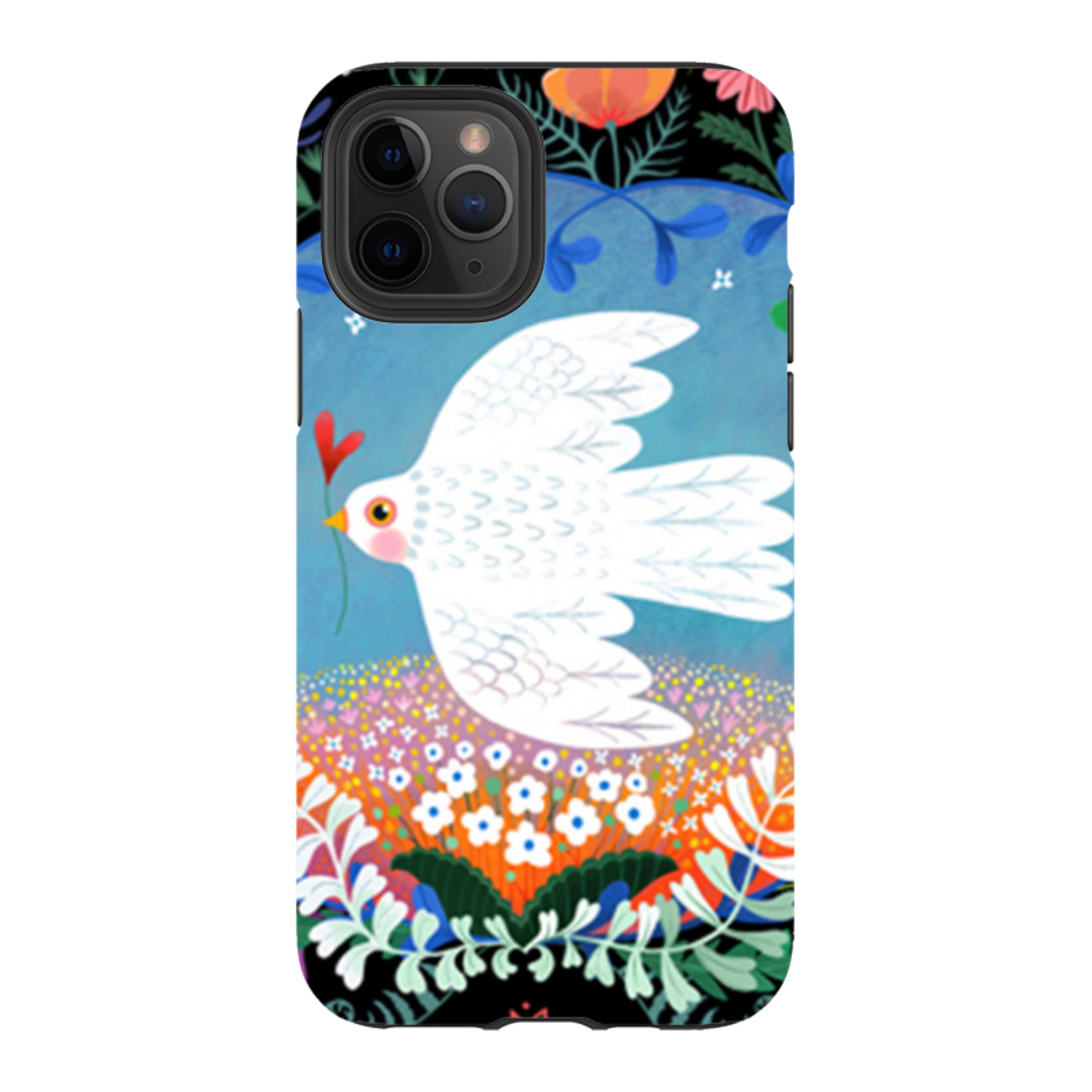 iPhone Tough Case - Peacebird By Mia Underwood