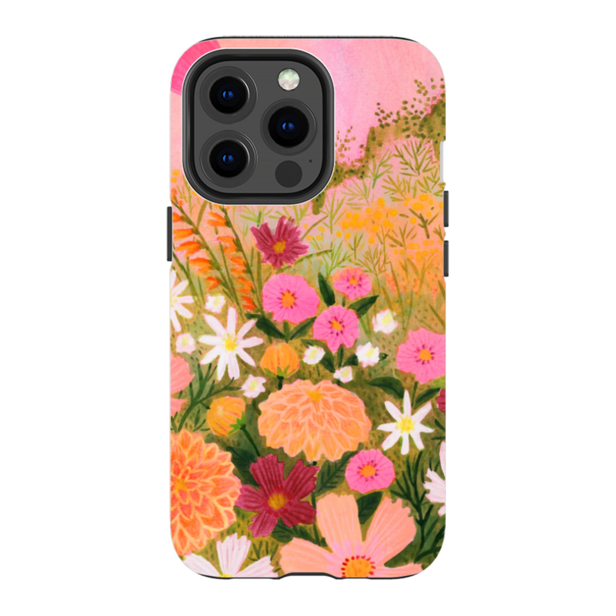 iPhone Tough Case - Flower Farm Sunset By Lee Foster Wilson