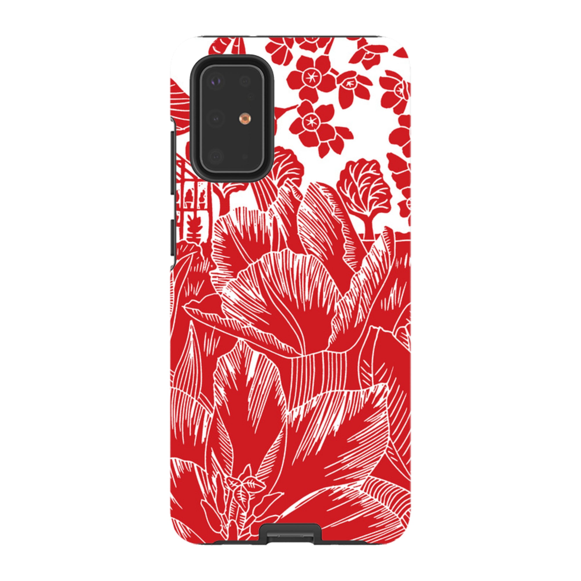 Samsung Tough Case - Tulip Silhouette By Kate Heiss