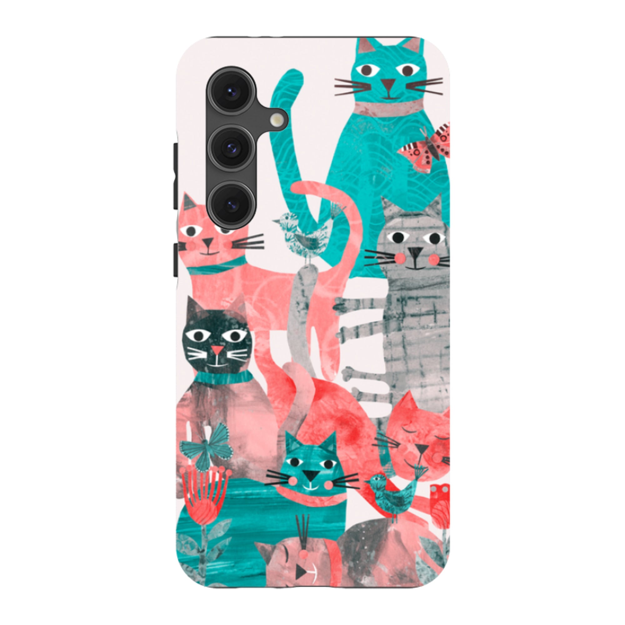 Samsung Tough  Case - Cat Party II By Tracey English