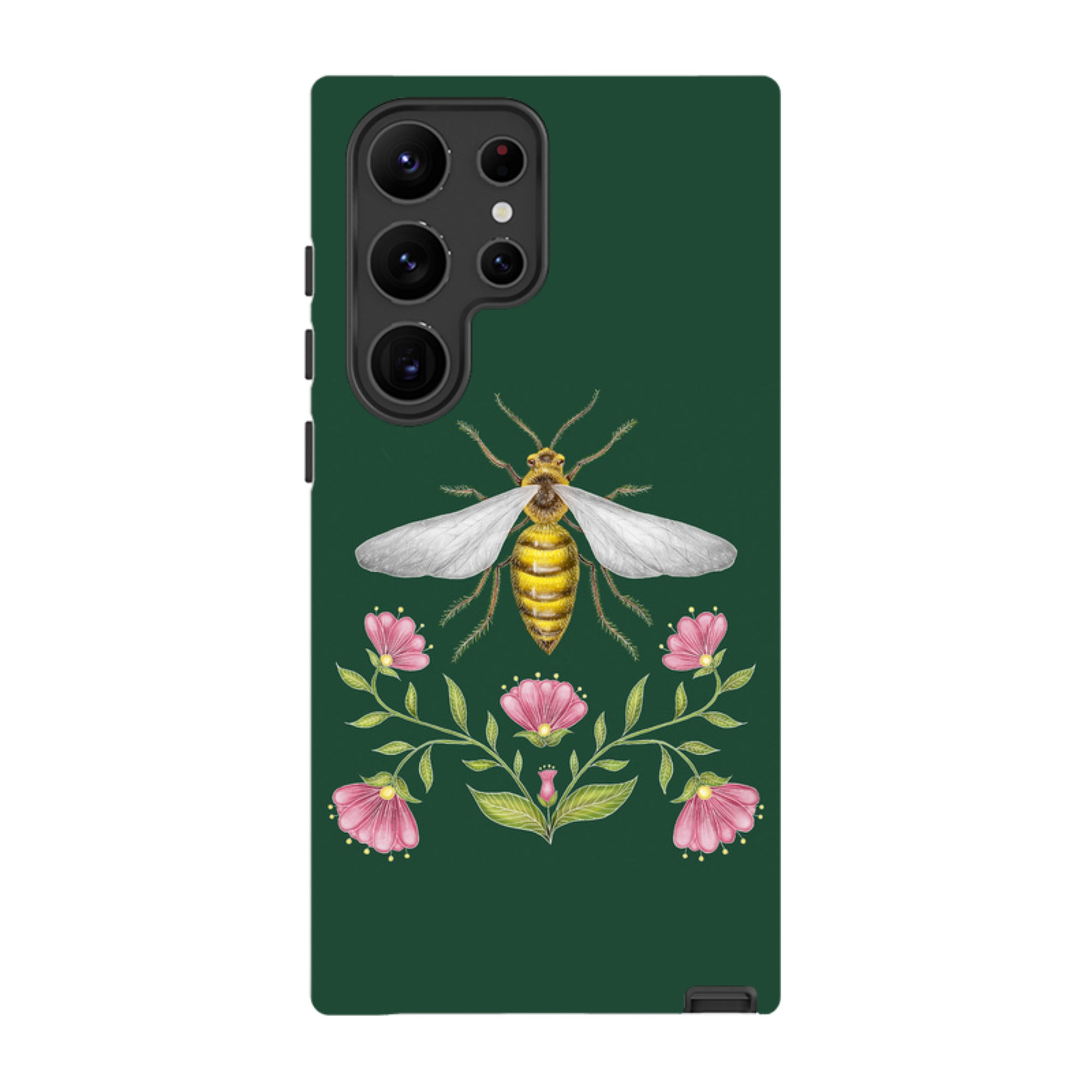 Samsung Tough Case - Wings Of Freedom Emerald By Catherine Rowe