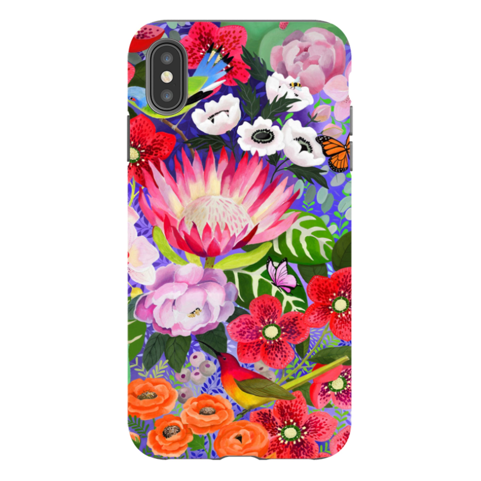 iPhone Tough Case - Exotic Birds By Bex Parkin