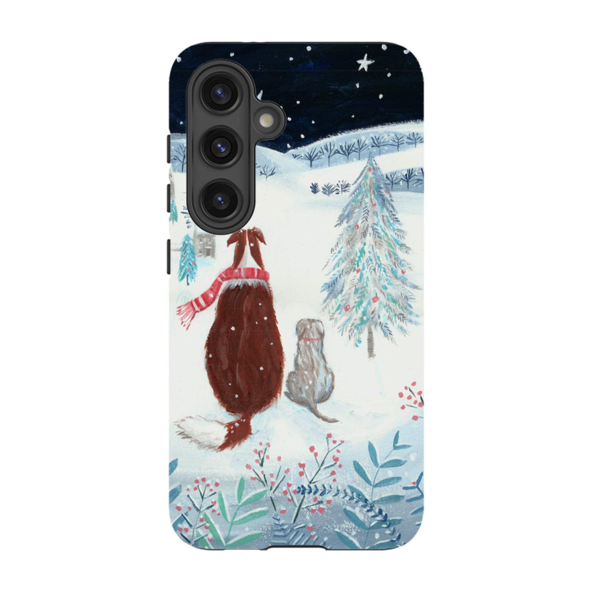 Samsung Tough Case - Snow Dogs By Mary Stubberfield
