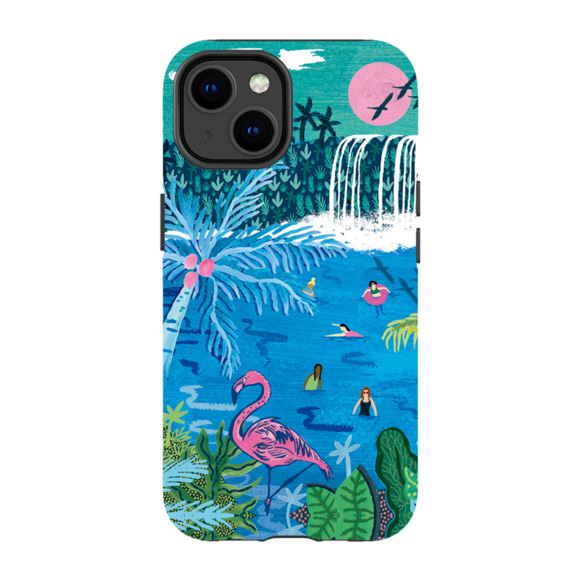 iPhone Tough Case - Palm Pool By Emma Frances Grant