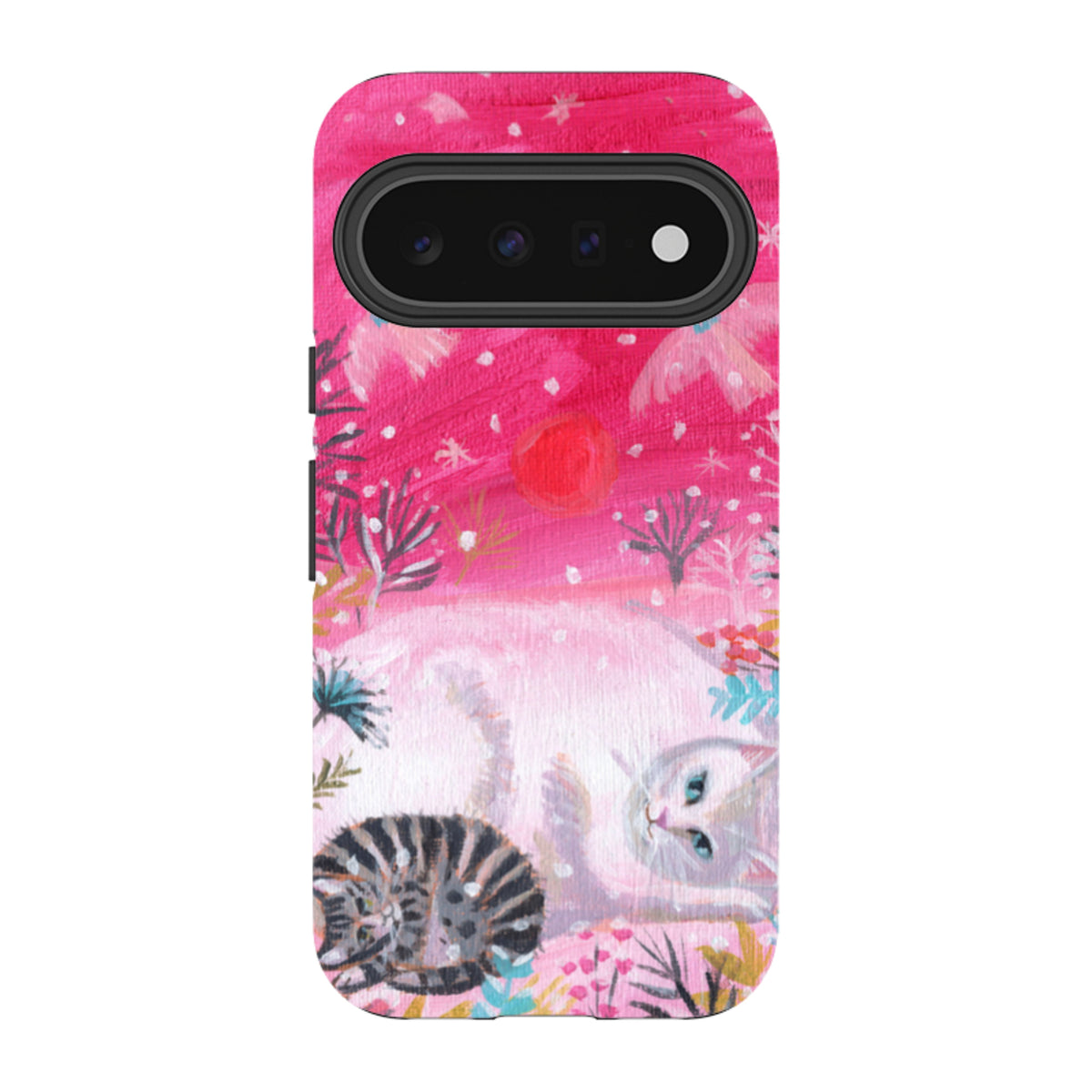 Google Tough Case - Christmas Cats By Mary Stubberfield
