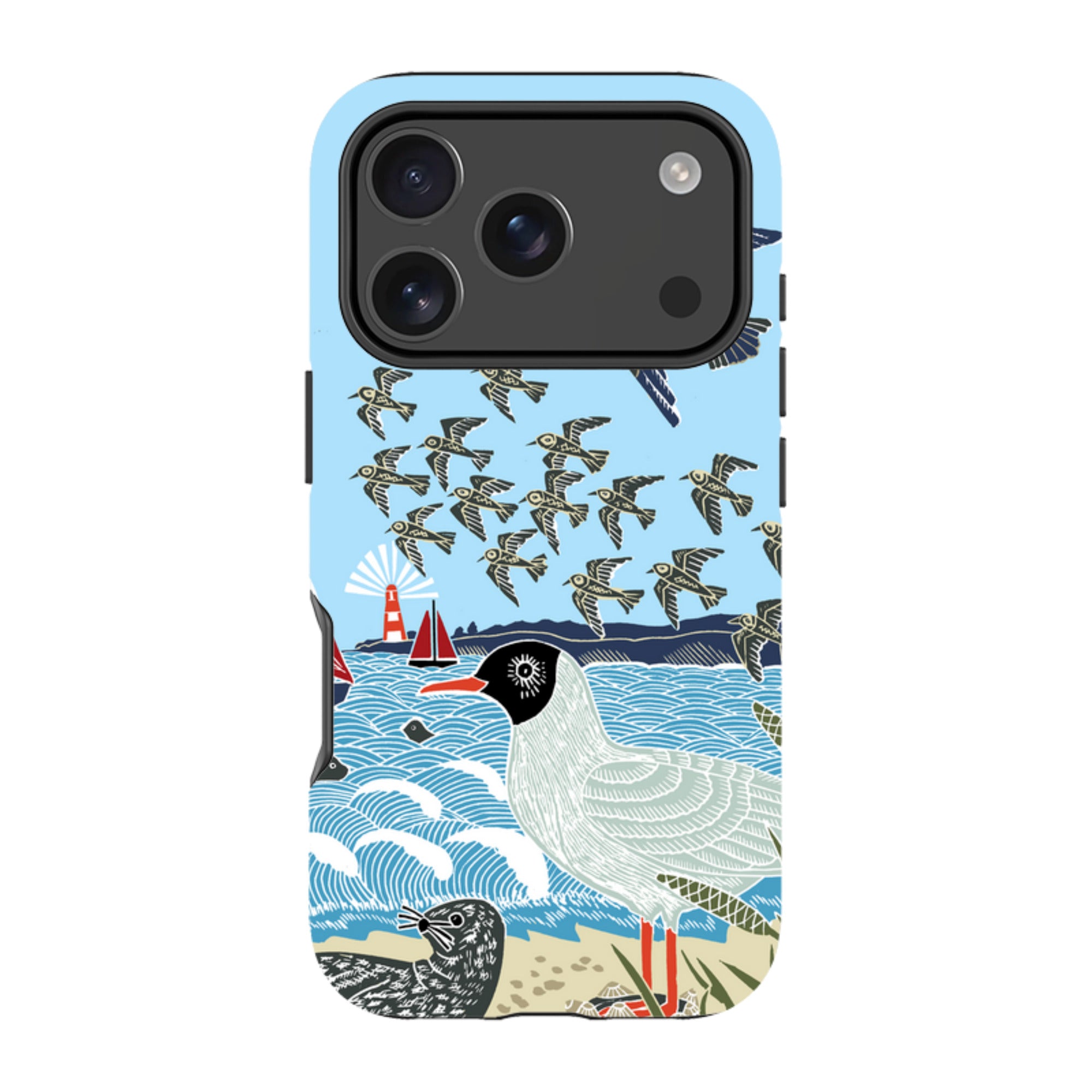 iPhone Case - Seagulls and Seals By Kate Heiss