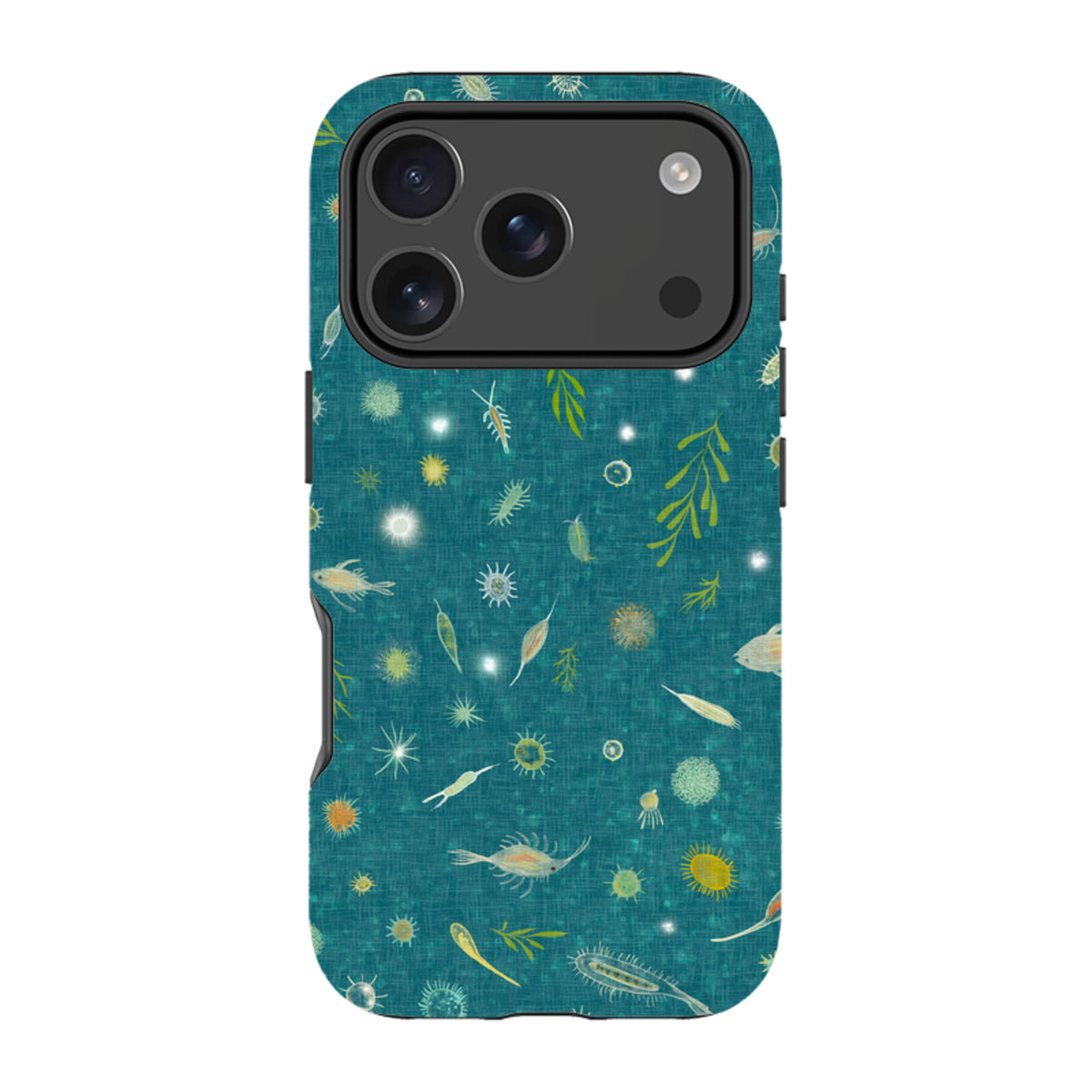 iPhone Tough Case - Plankton Light - Steel Blue By Katherine Quinn