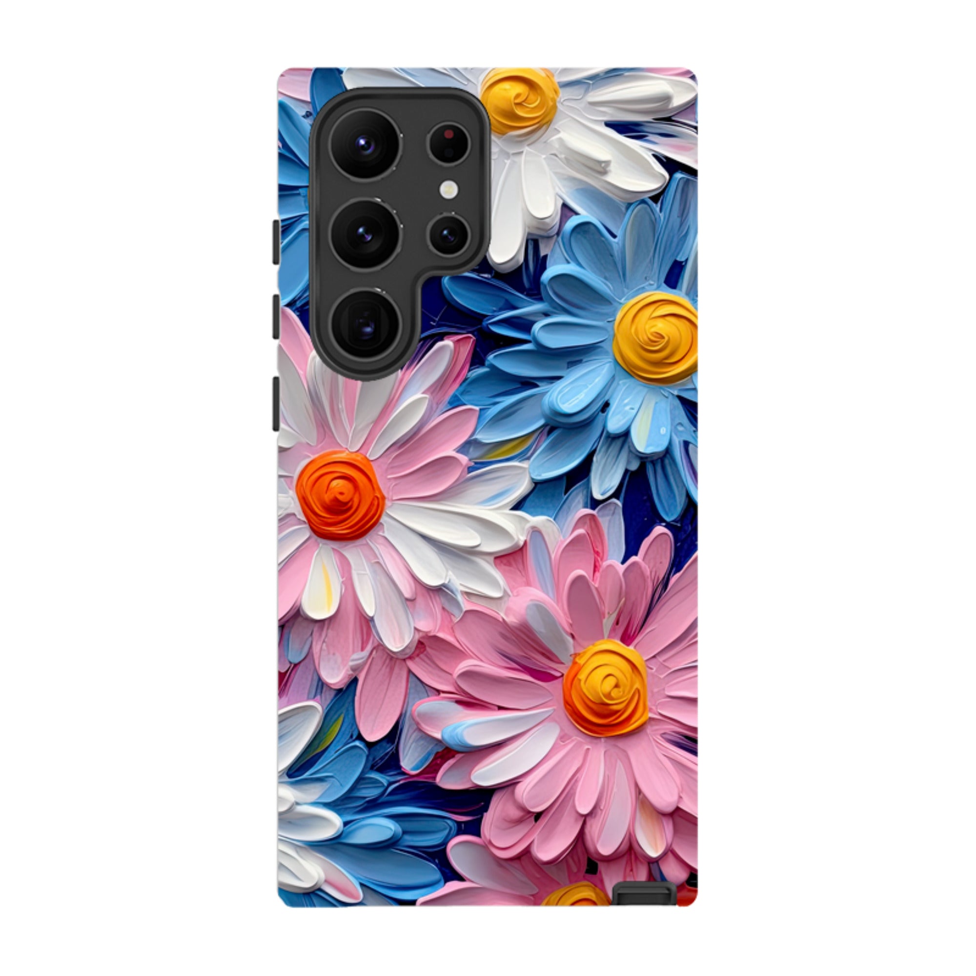 Samsung Tough Case - Pink Daisies