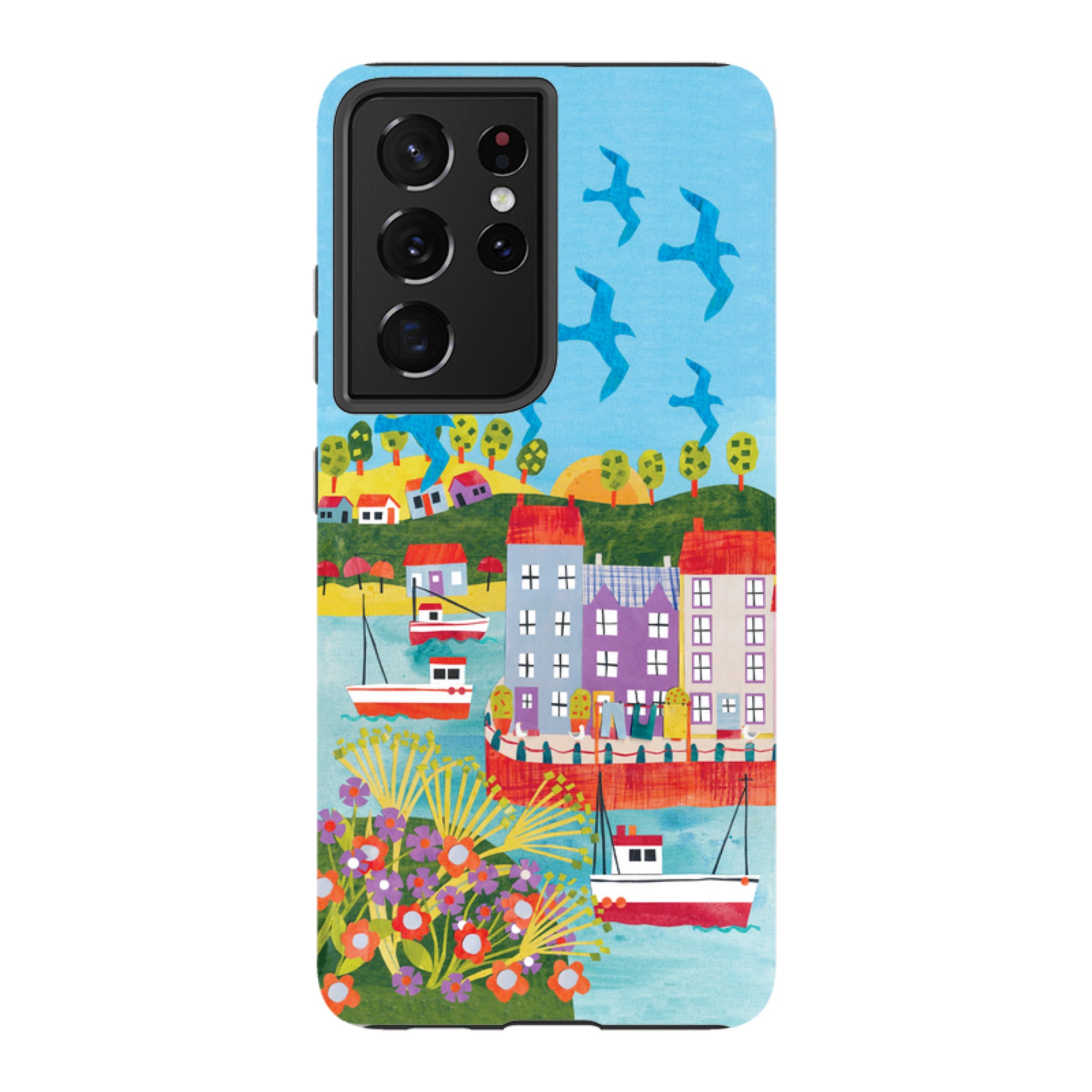 Samsung Tough  Case - Harbour Side By Tracey English