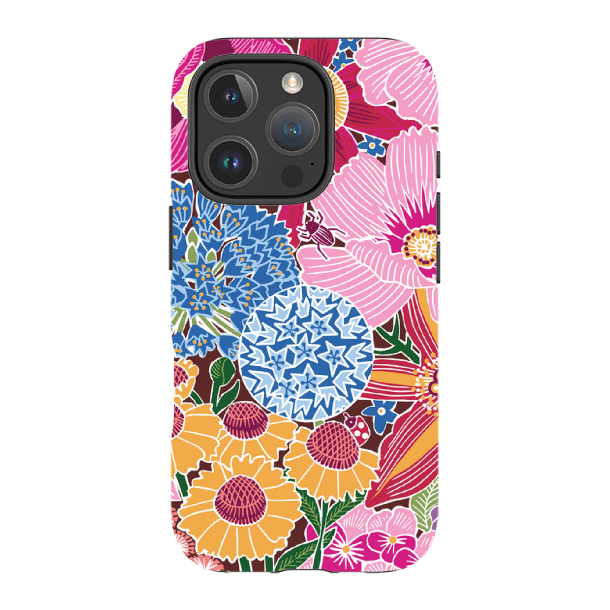 iPhone Tough Case - Jigsaw Floral 2 By Kate Heiss