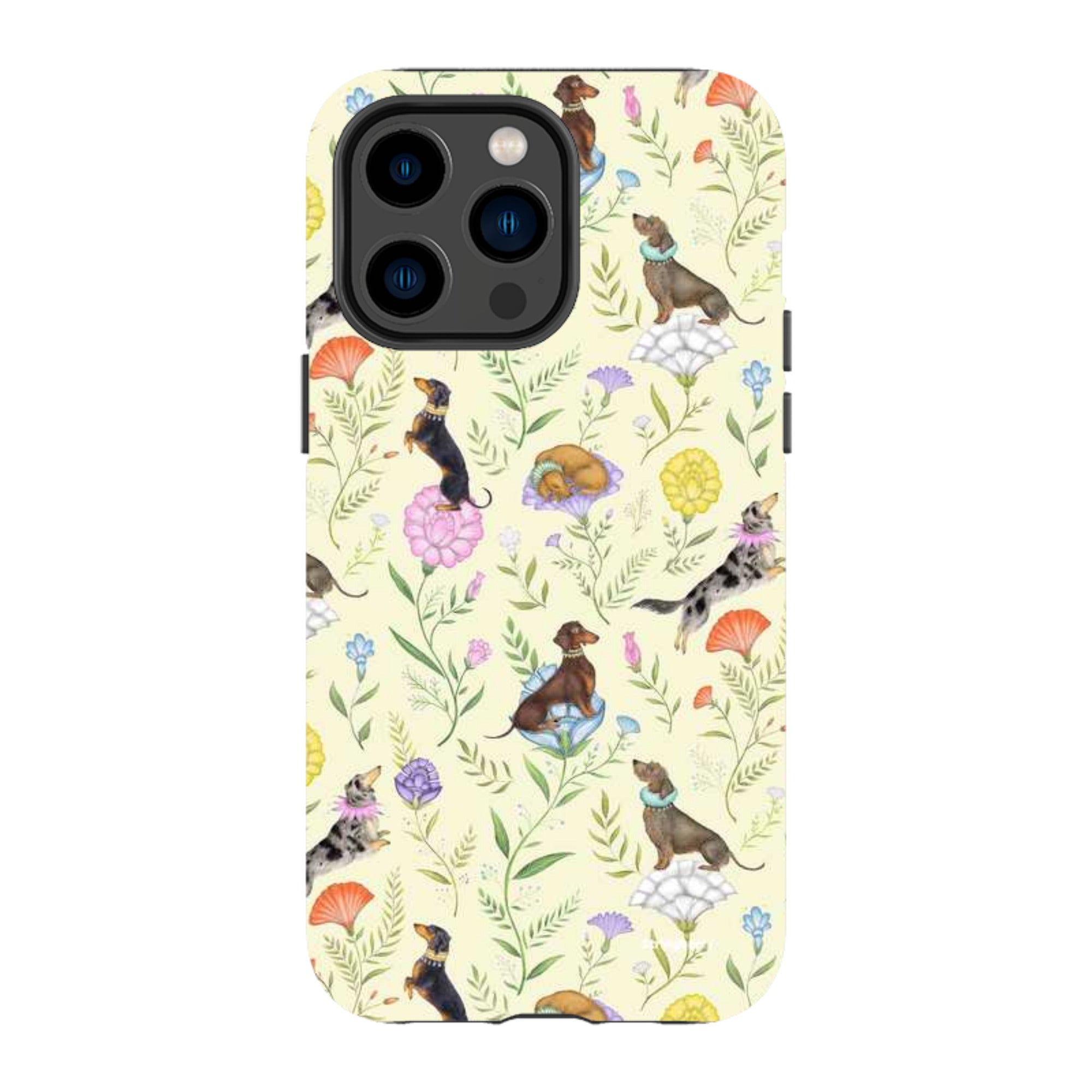 iPhone MagSafe Tough Case -  Doxy Day Afternoon Buttercream By Catherine Rowe