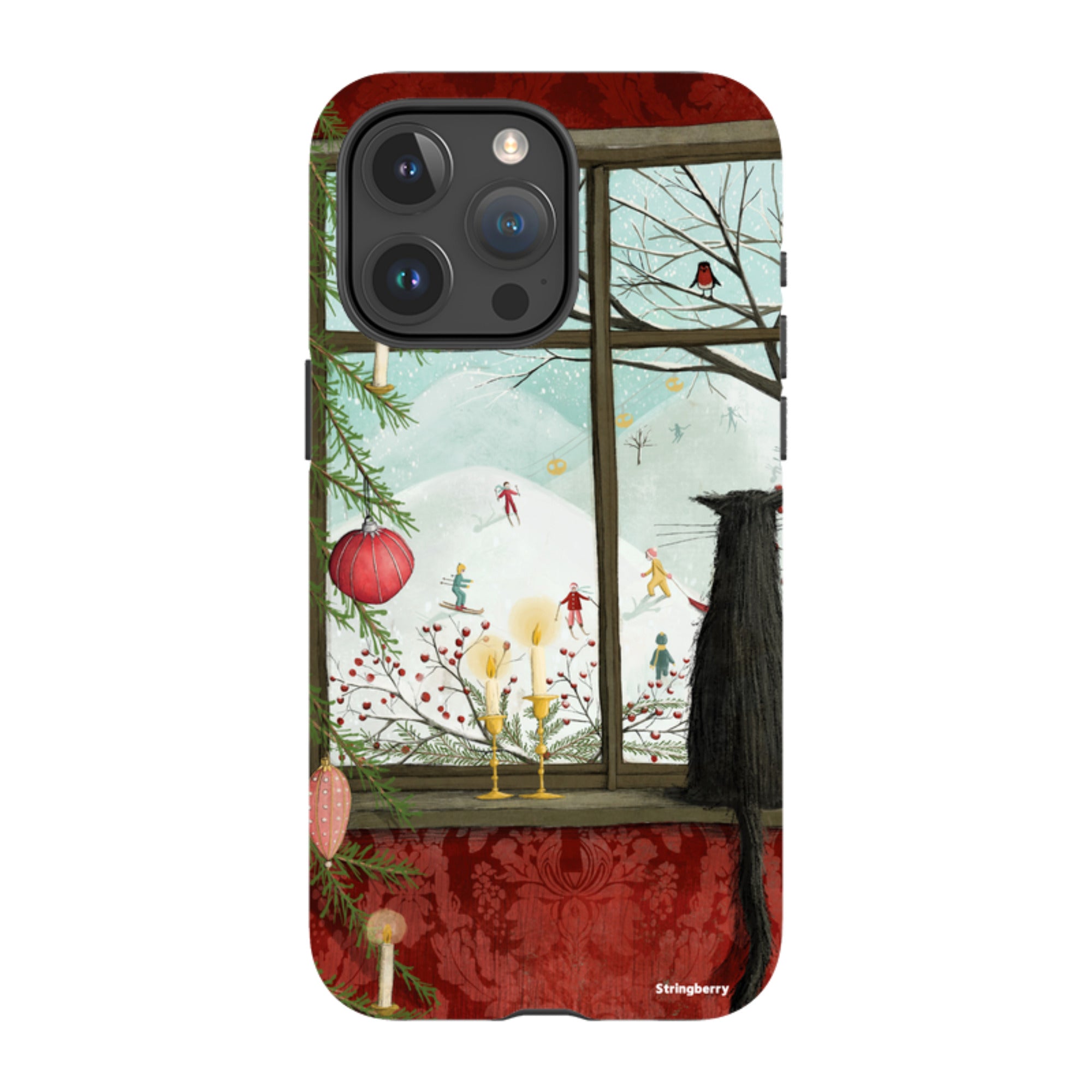 iPhone MagSafe Tough Case - Christmas Window By Maja Lindberg