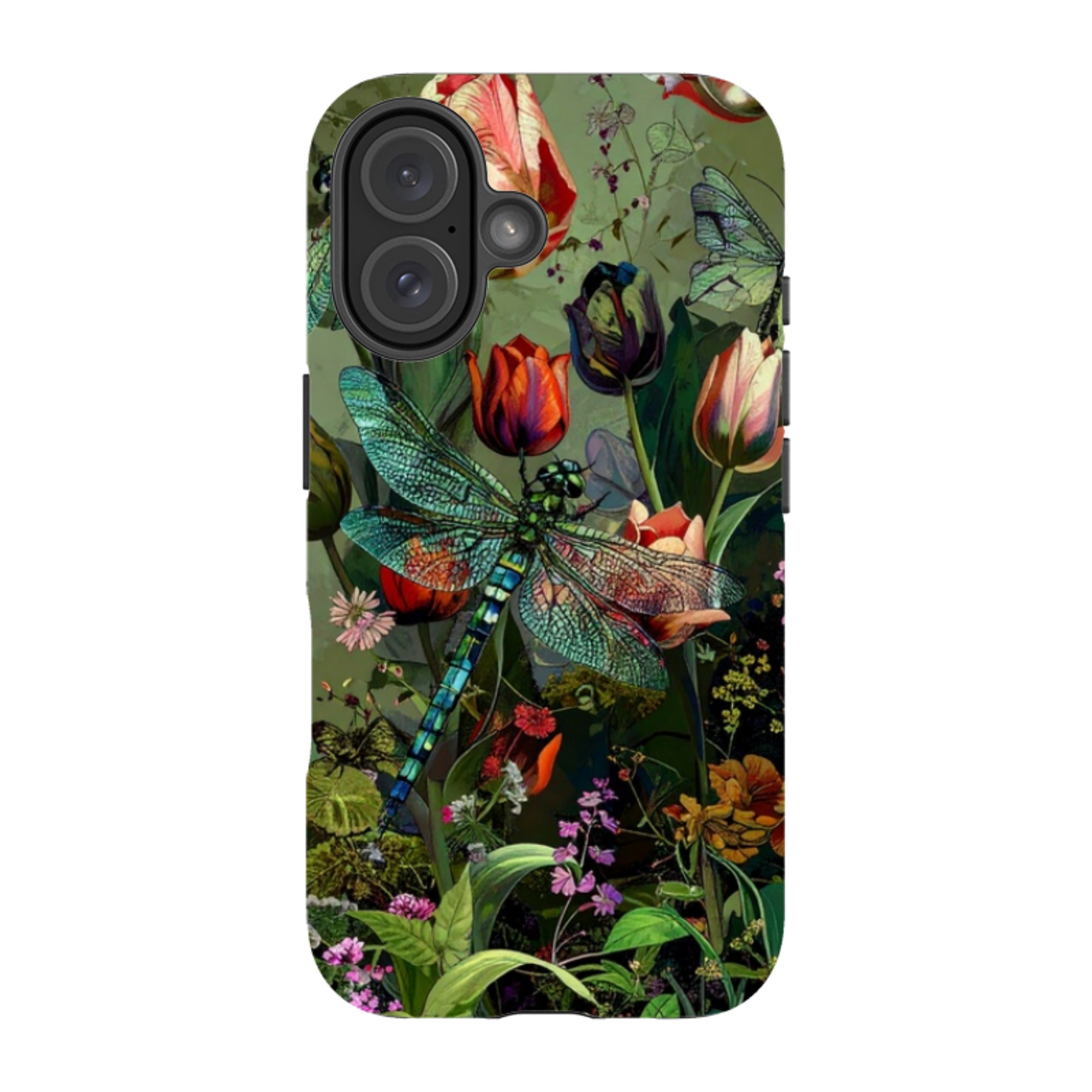 iPhone Tough Case - Green Vyne Dragonfly