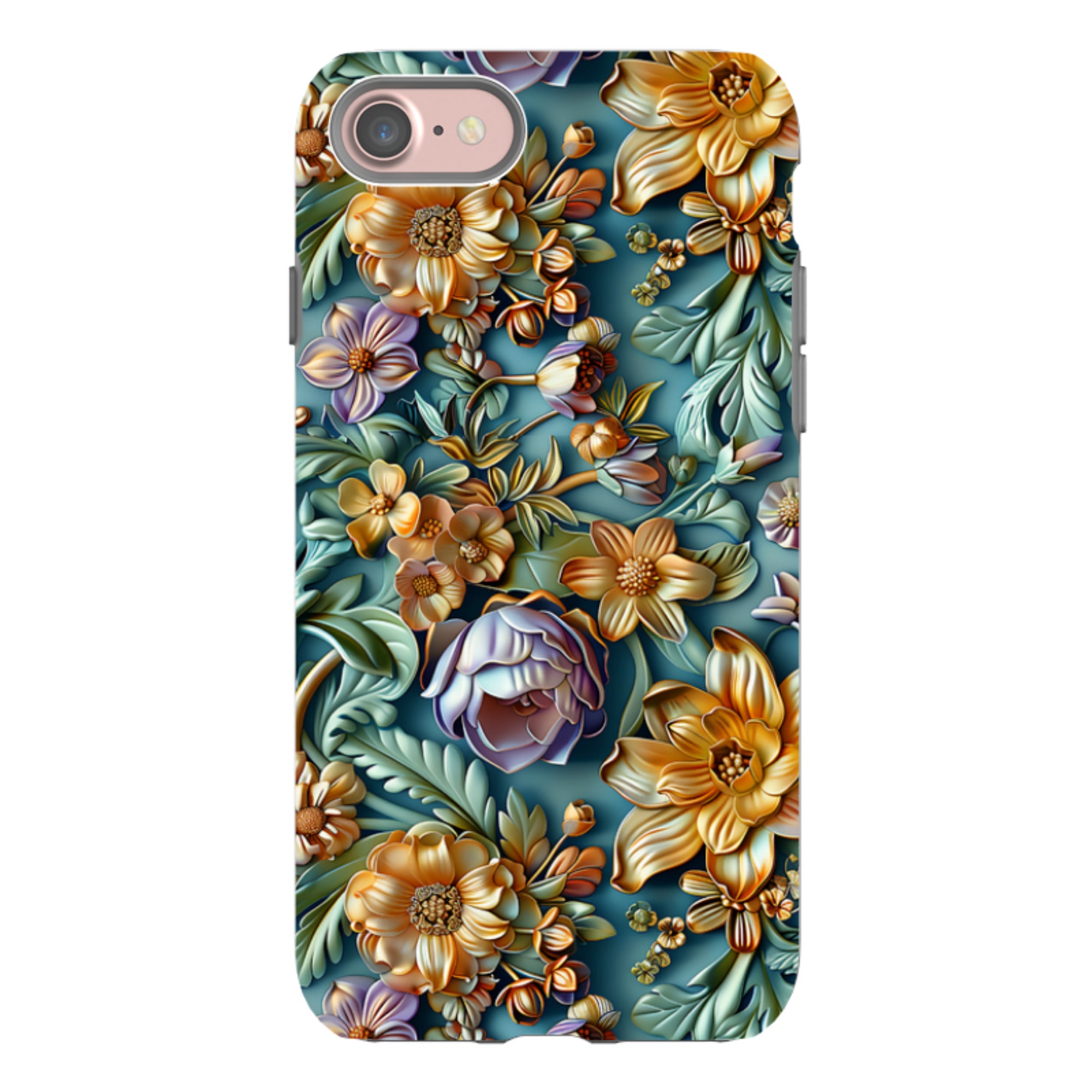 iPhone Tough Case -Sage Floral