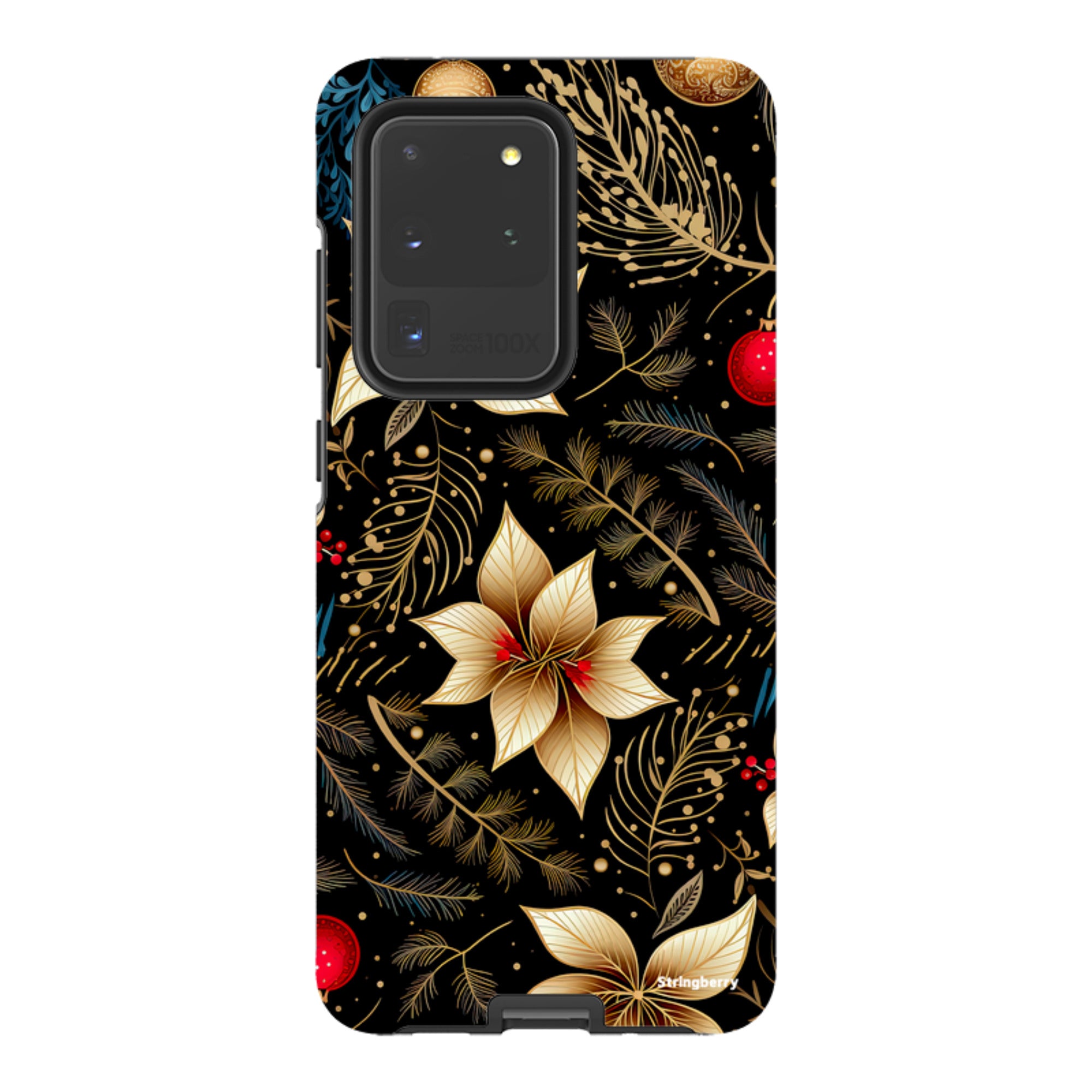 Samsung Tough Case -Golden Winter Floral