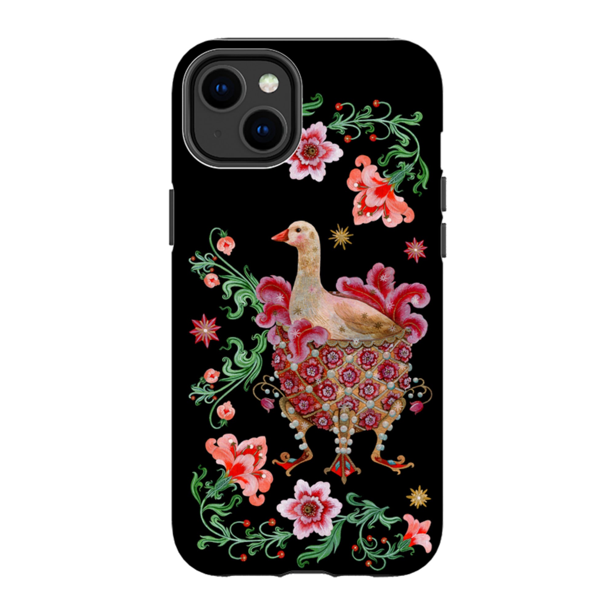iPhone MagSafe Tough Case - Six Geese A Laying By Maria Matos
