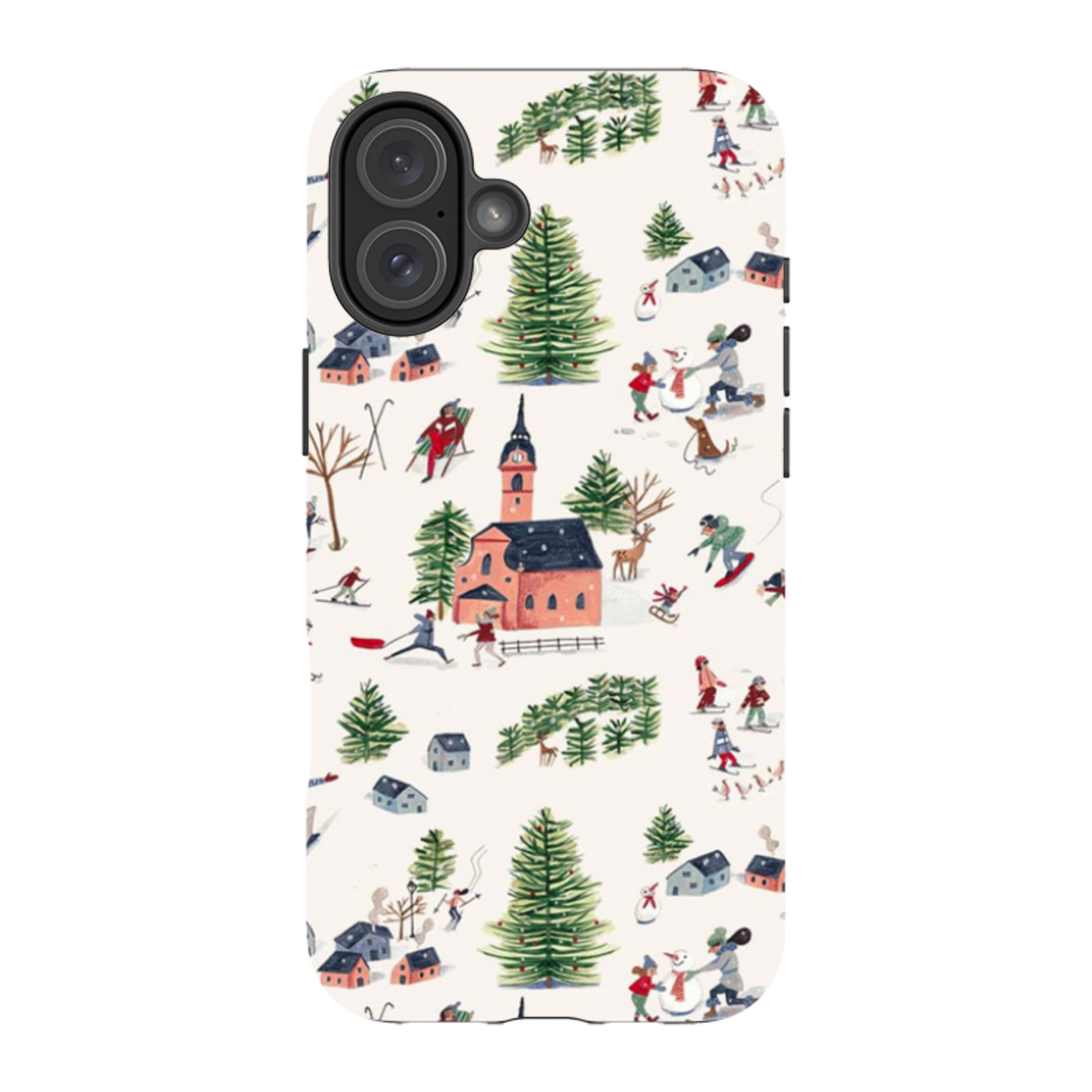 iPhone MagSafe Tough Case -  Skiing By Caroline Bonne Muller