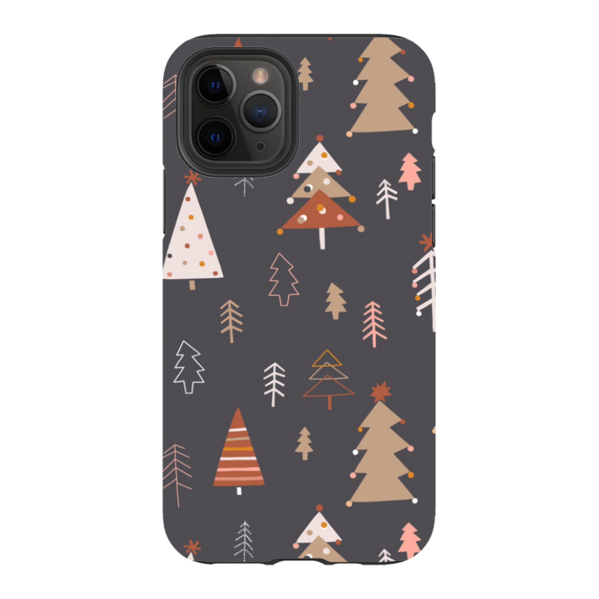 iPhone Tough Case - Dark Xmas Trees